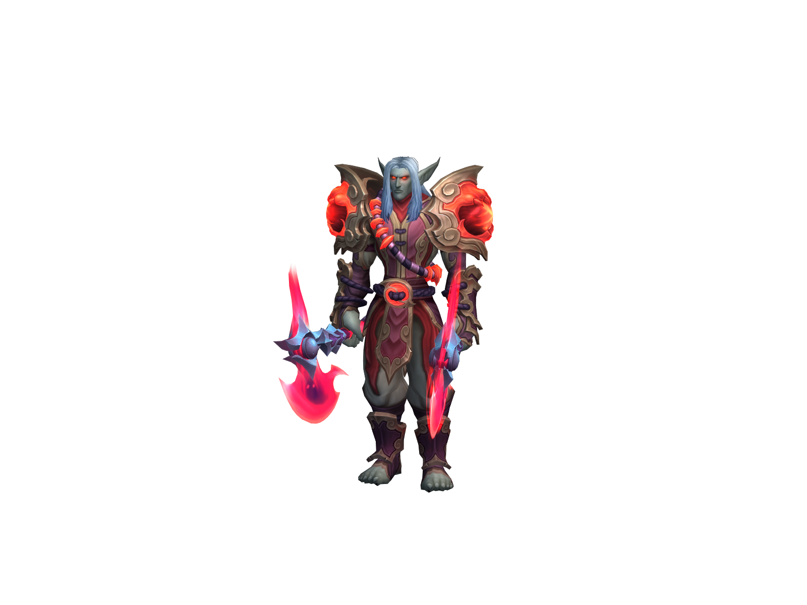 Wyrmfist 3D character render
