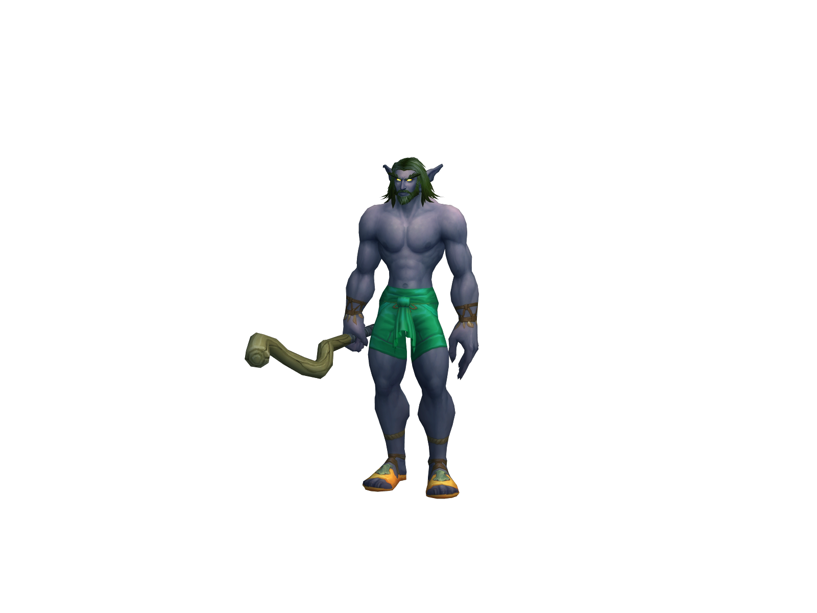 Nakru 3D character render