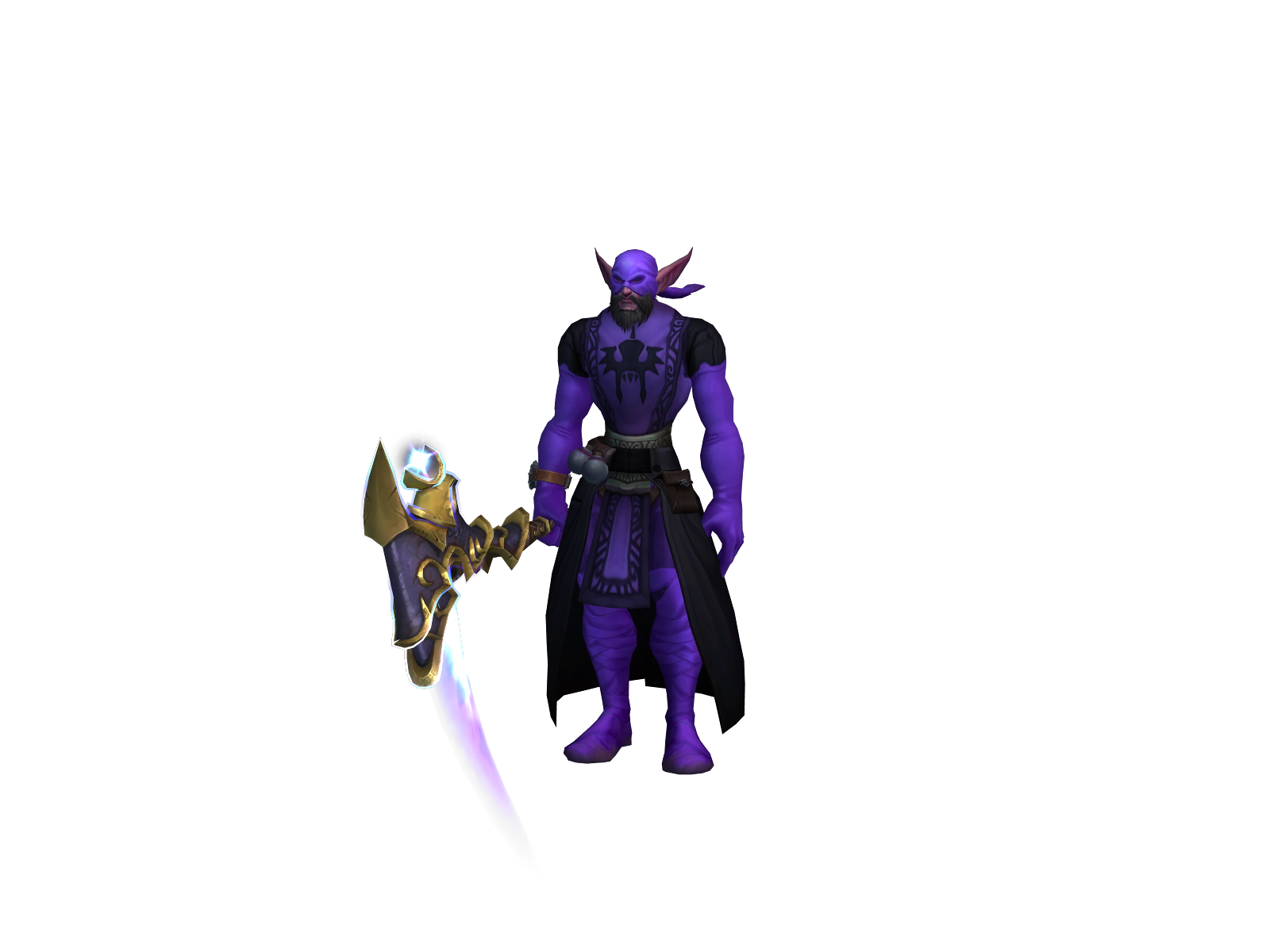 Blånketz 3D character render