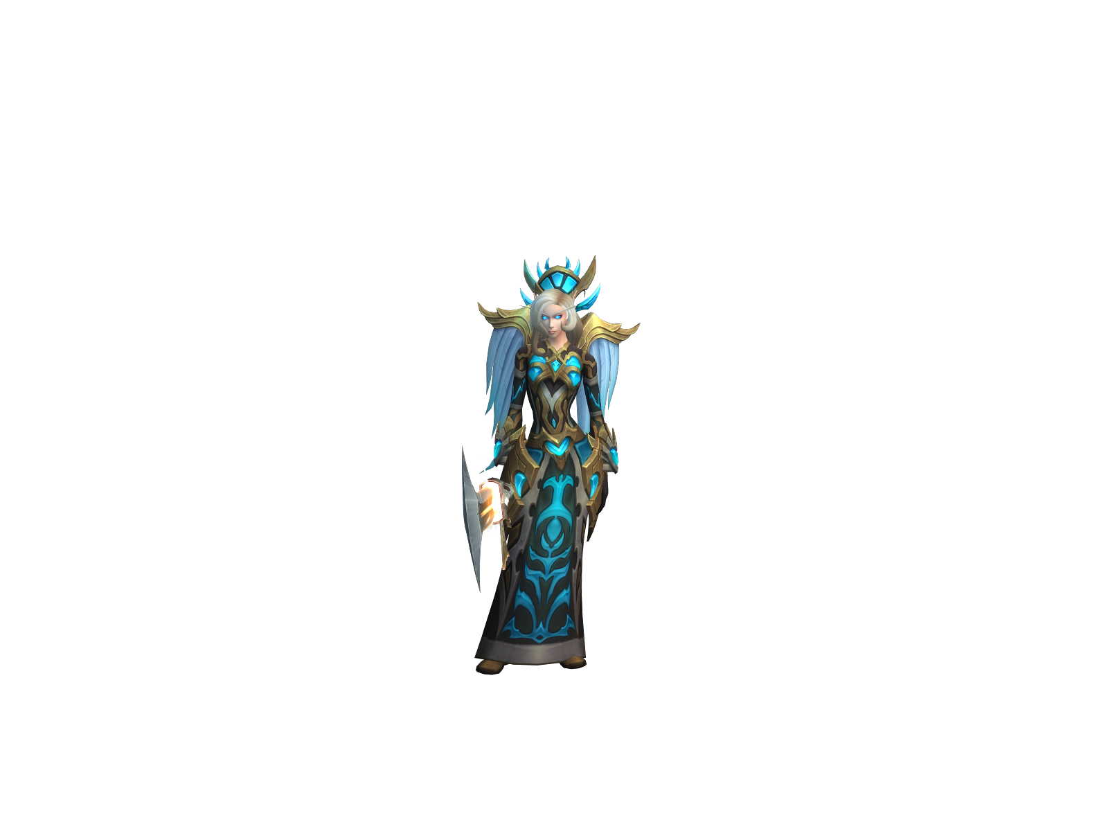 Vyrela 3D character render