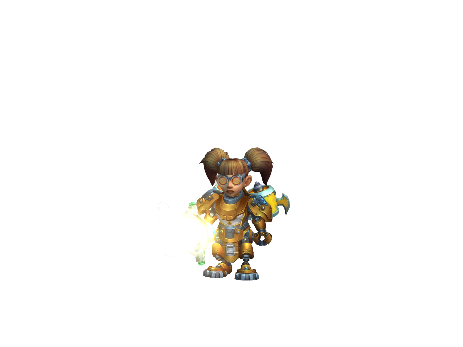 Iceless 3D character render