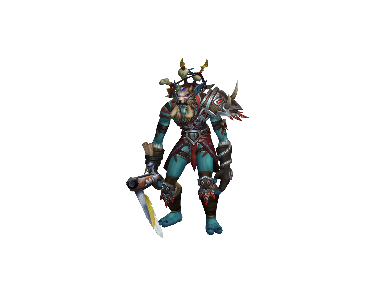 Gruggrrug 3D character render