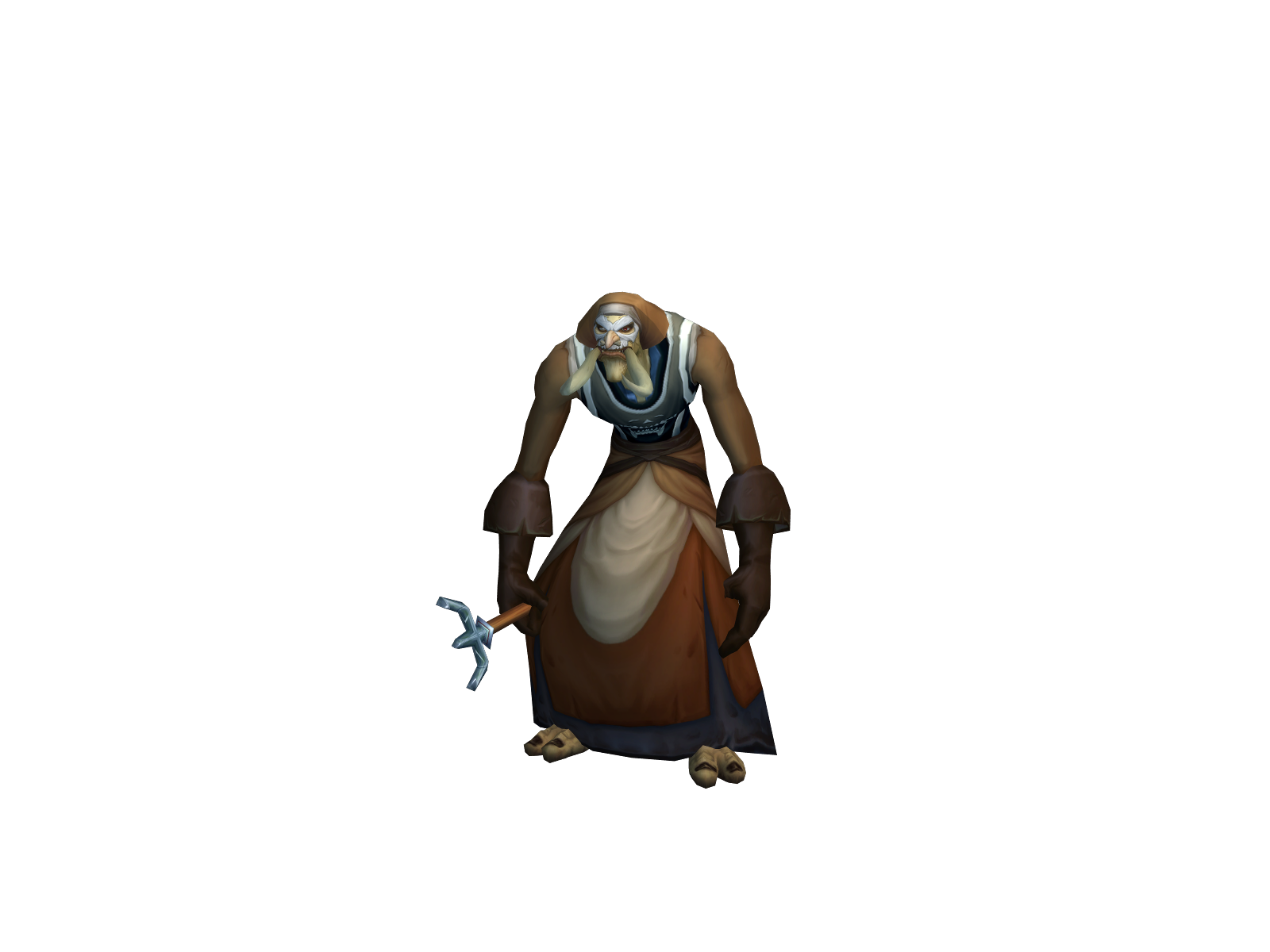 Fumble 3D character render