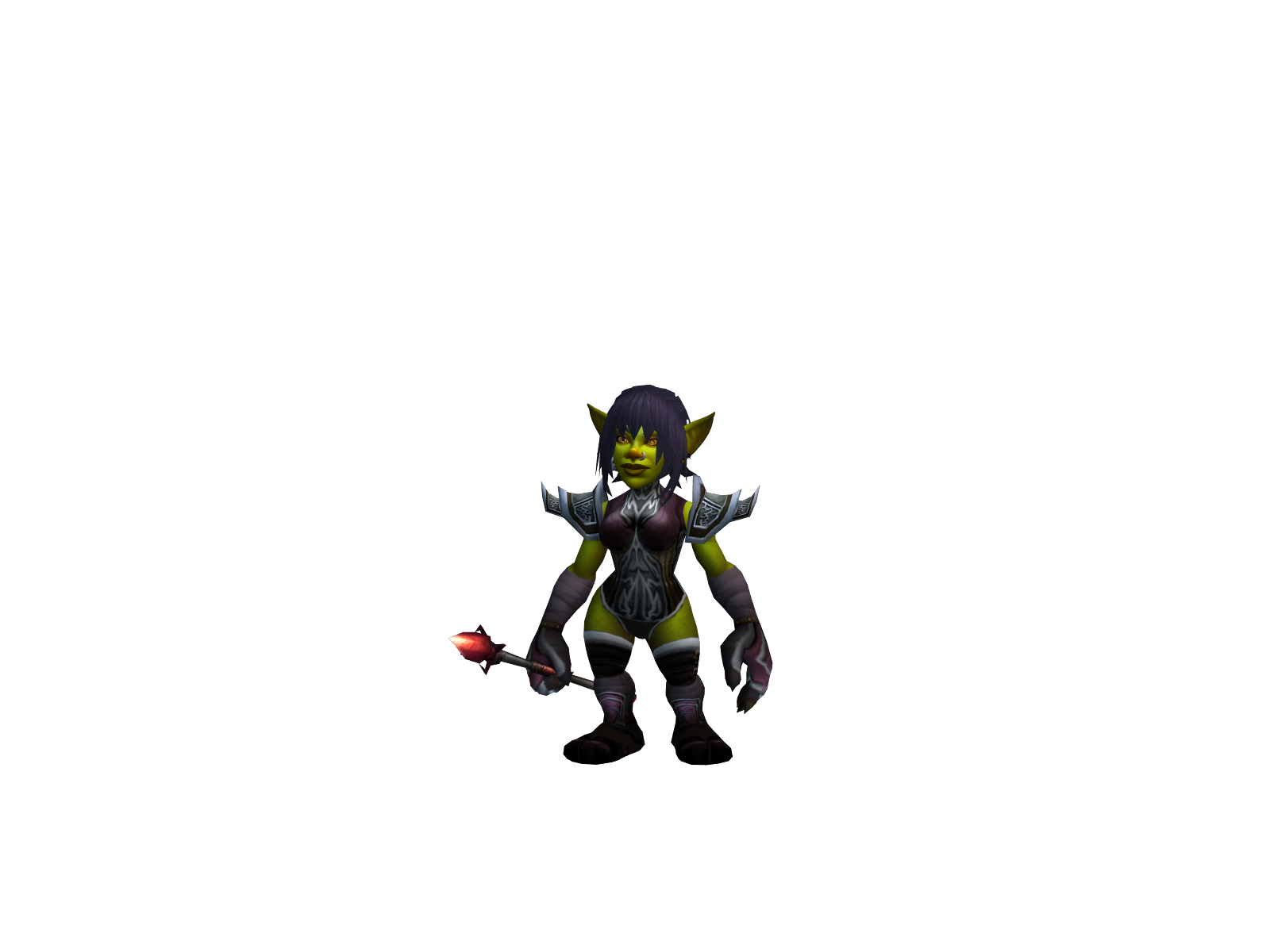 Meggi 3D character render