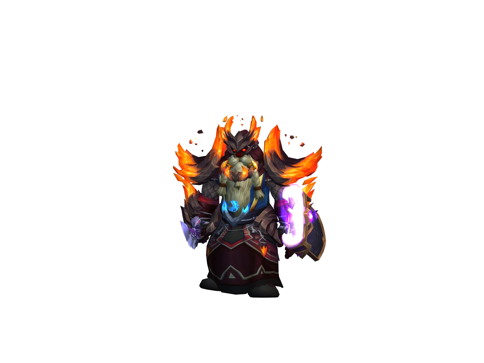 Blakkmanuh 3D character render
