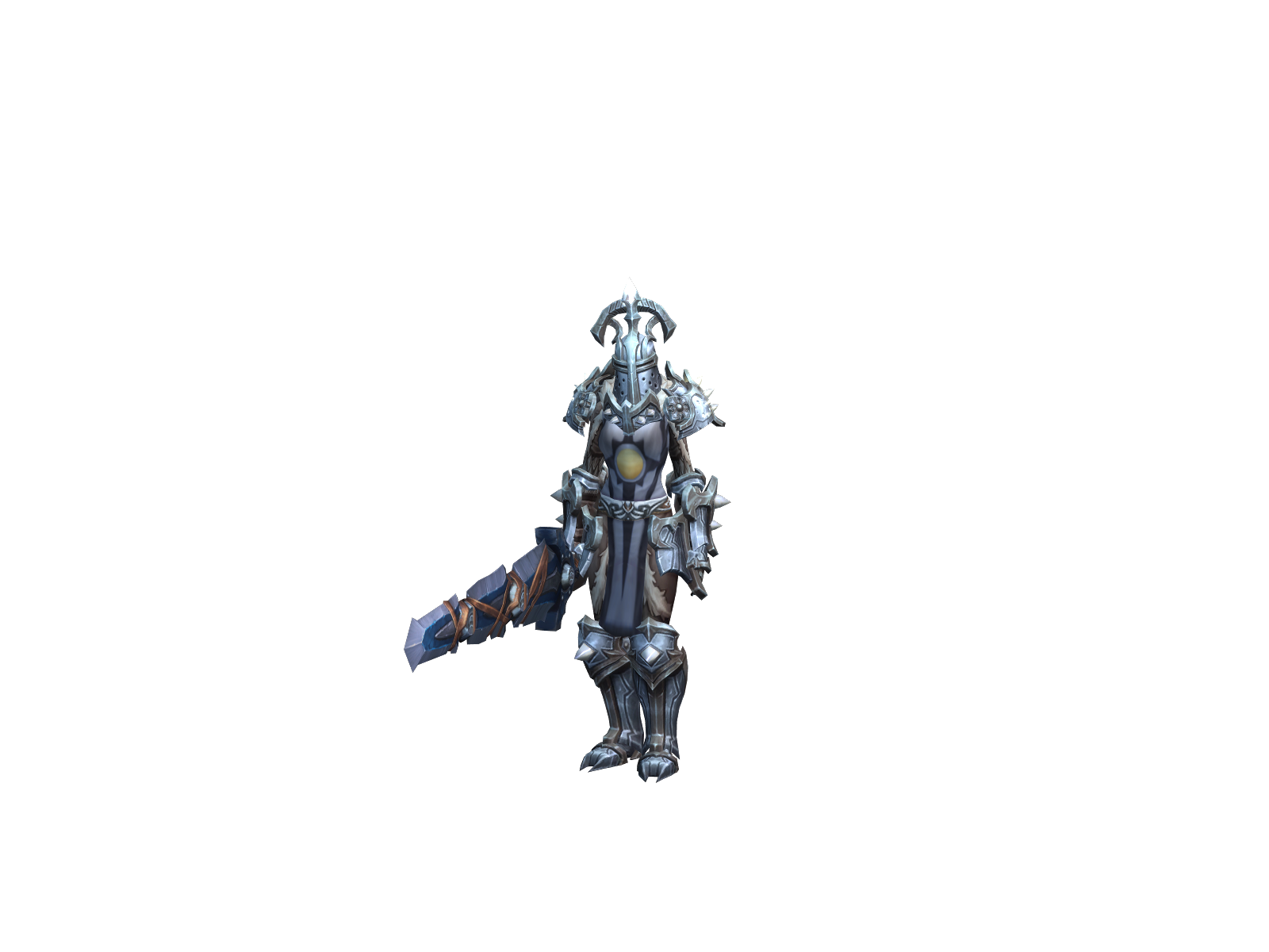 Exaction 3D character render