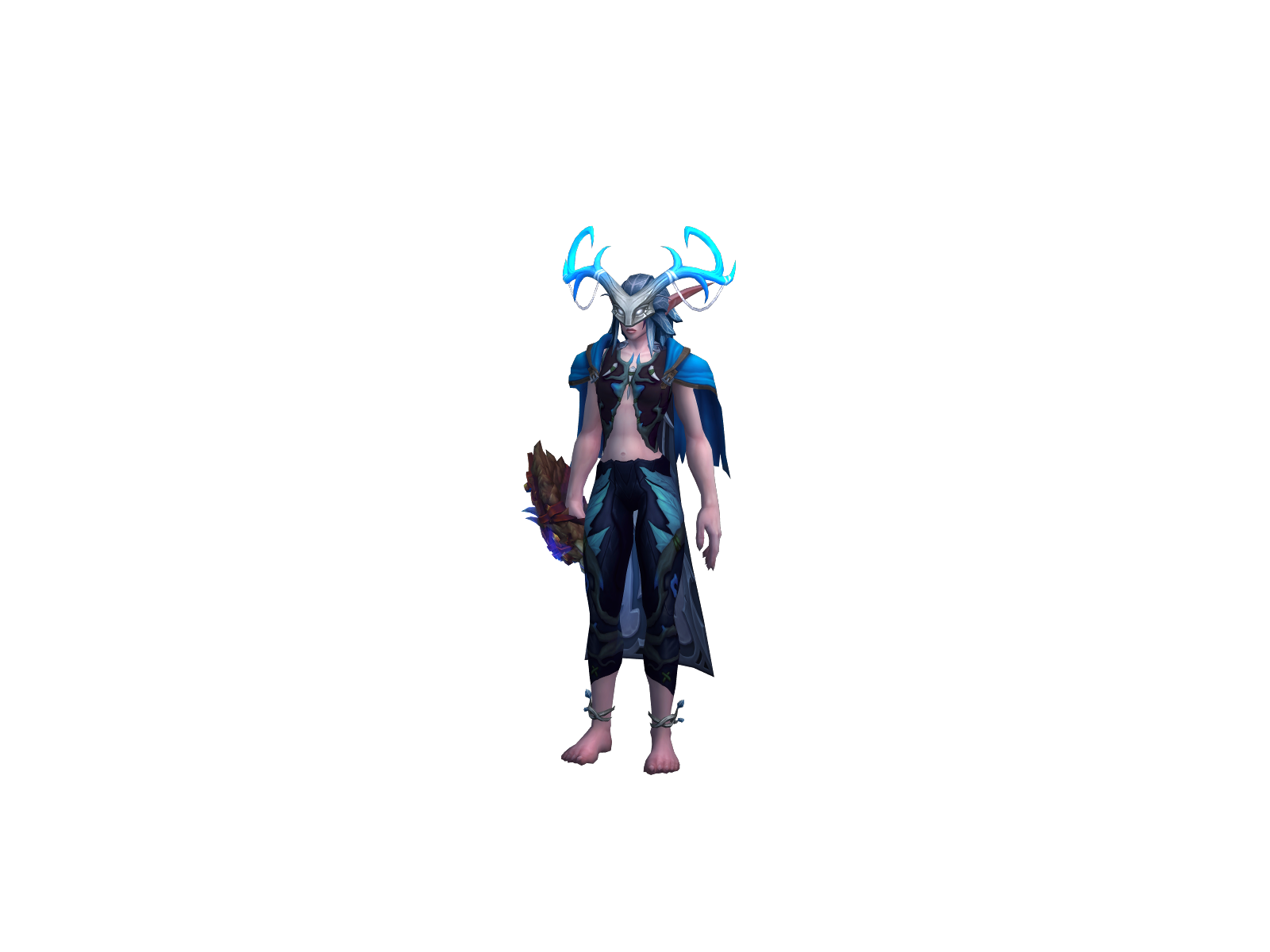 Bärenschwanz 3D character render