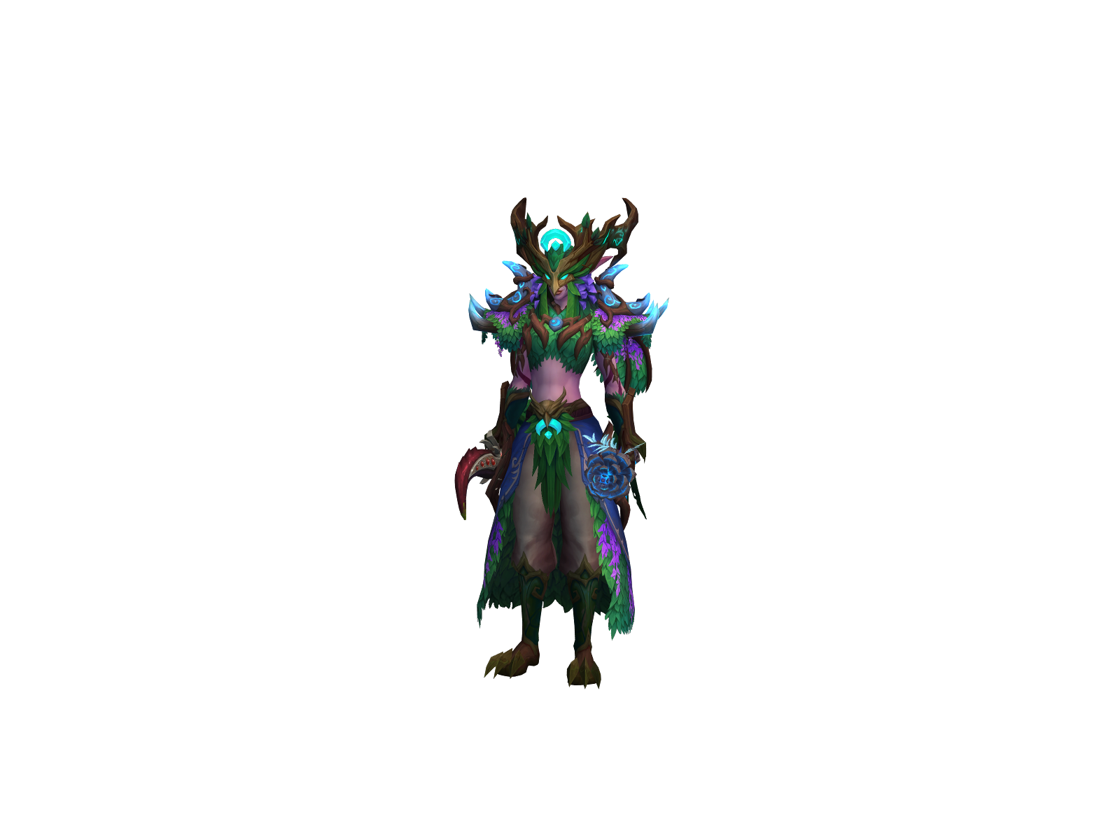 Nidhiél 3D character render