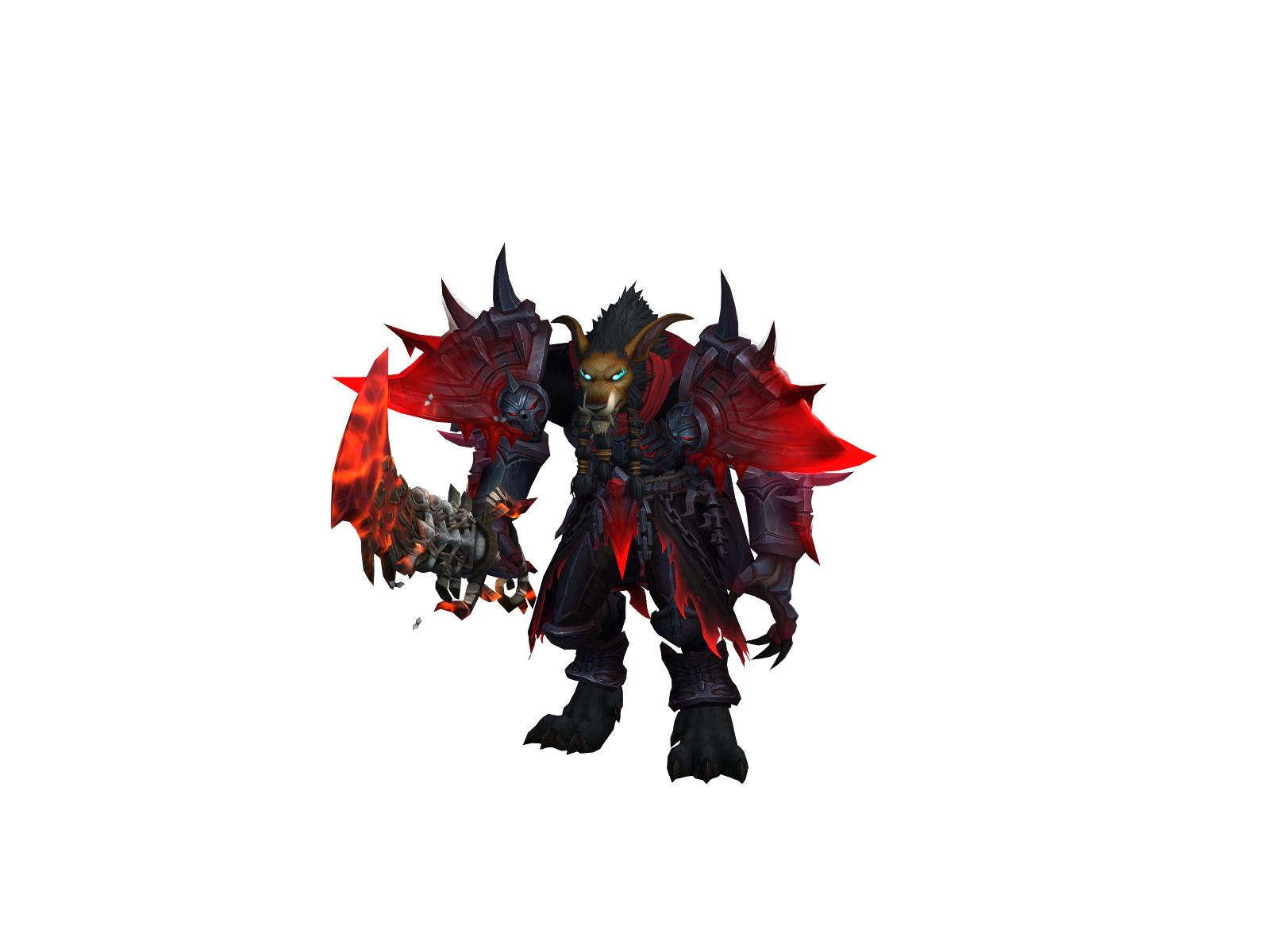 Rotfluff 3D character render