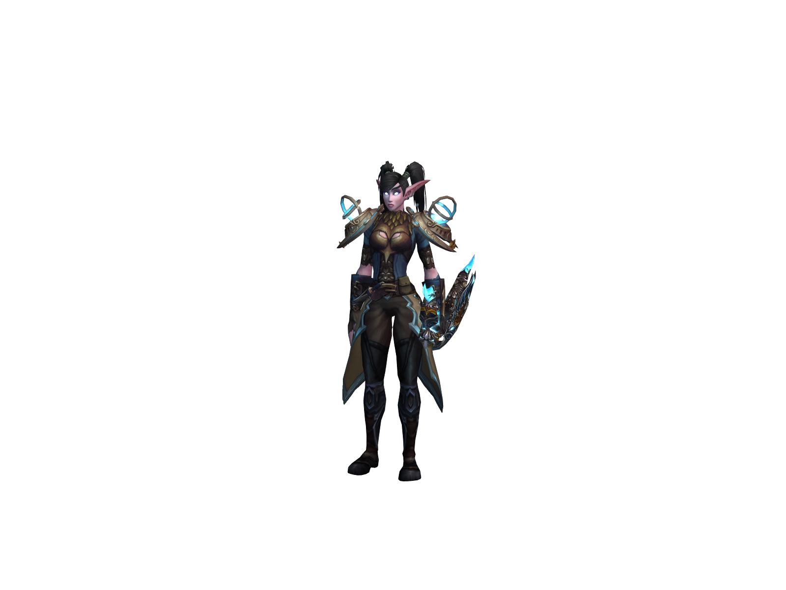 Apríle 3D character render