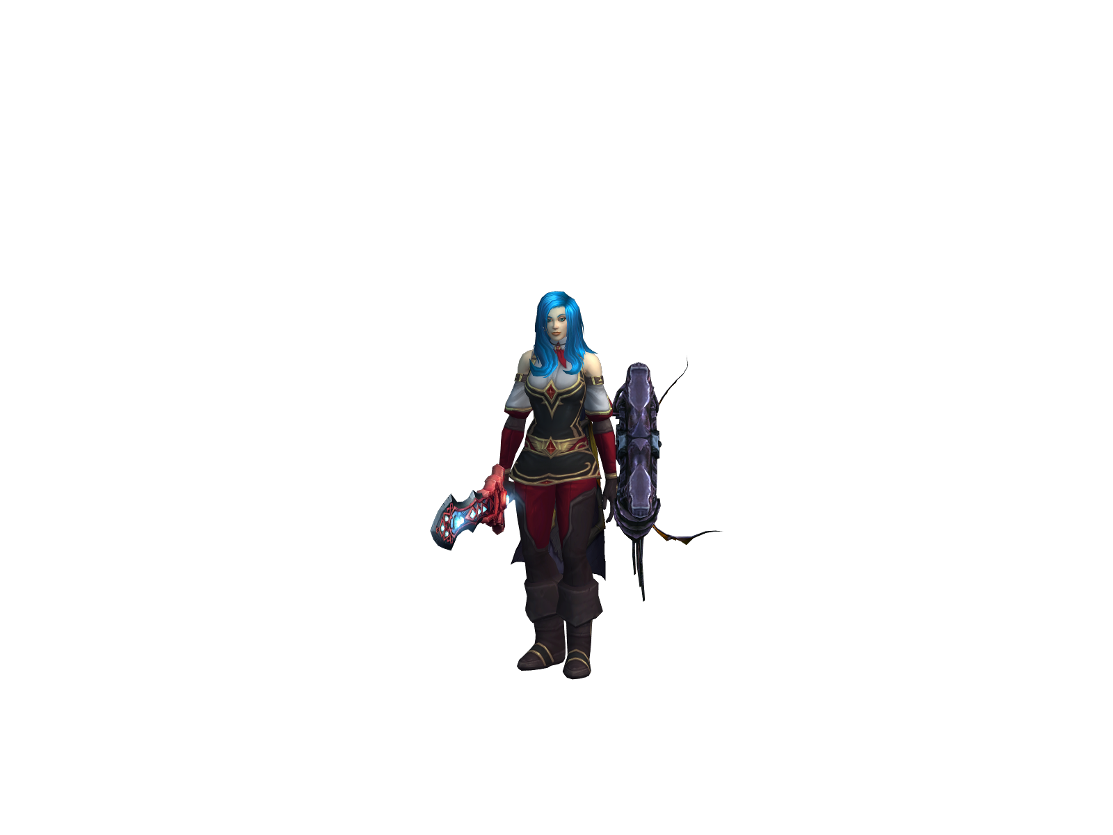 Cinderhèlla 3D character render