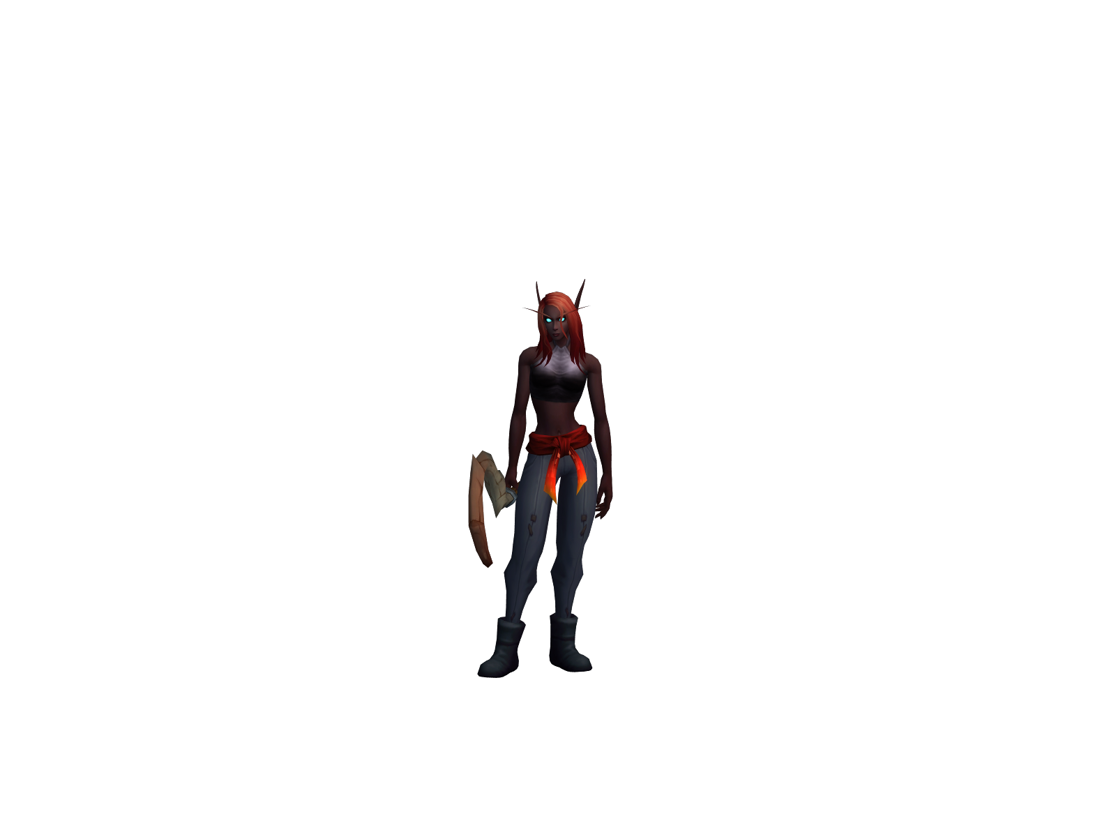 Hibikase 3D character render
