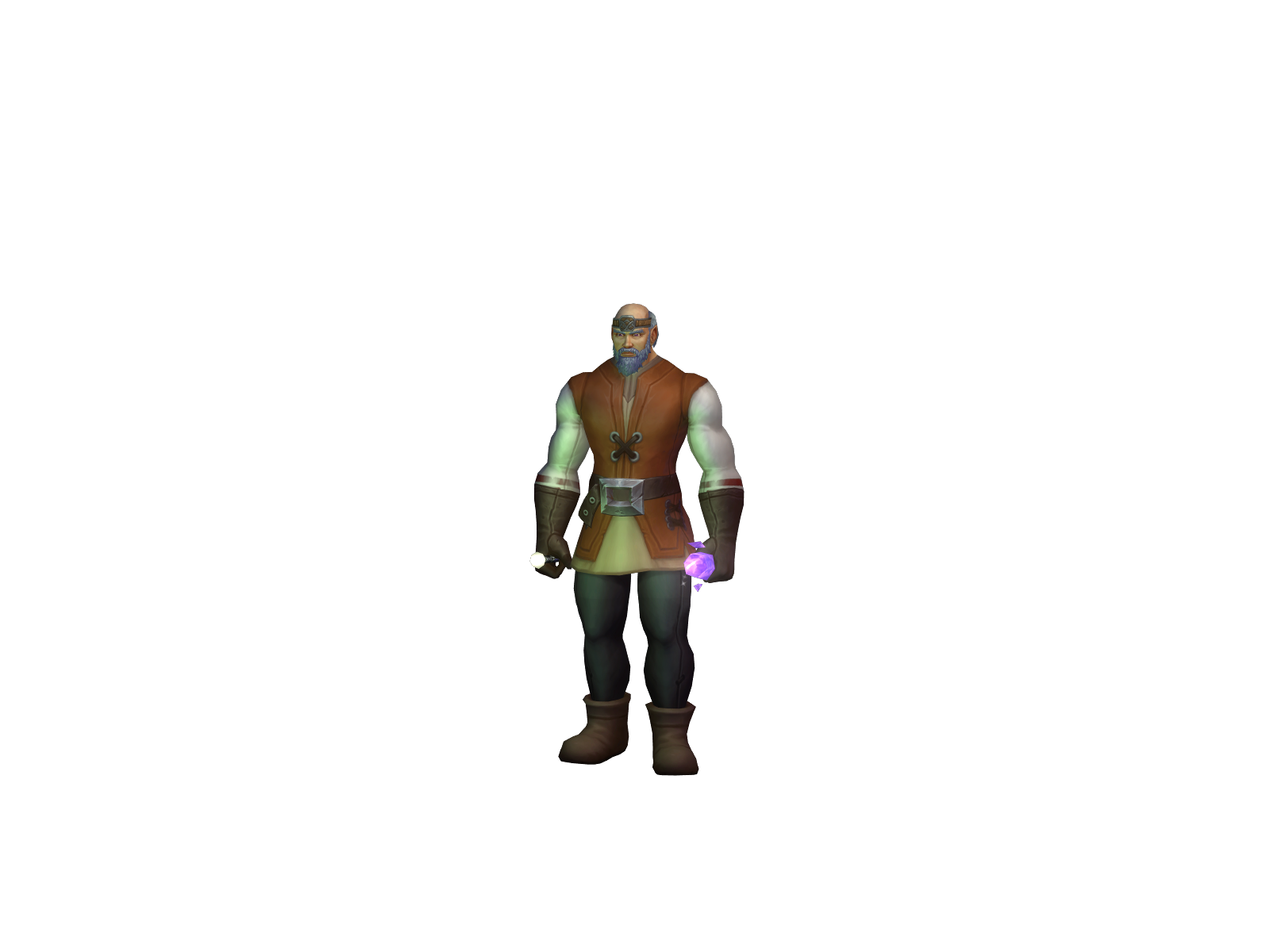 Reghead 3D character render