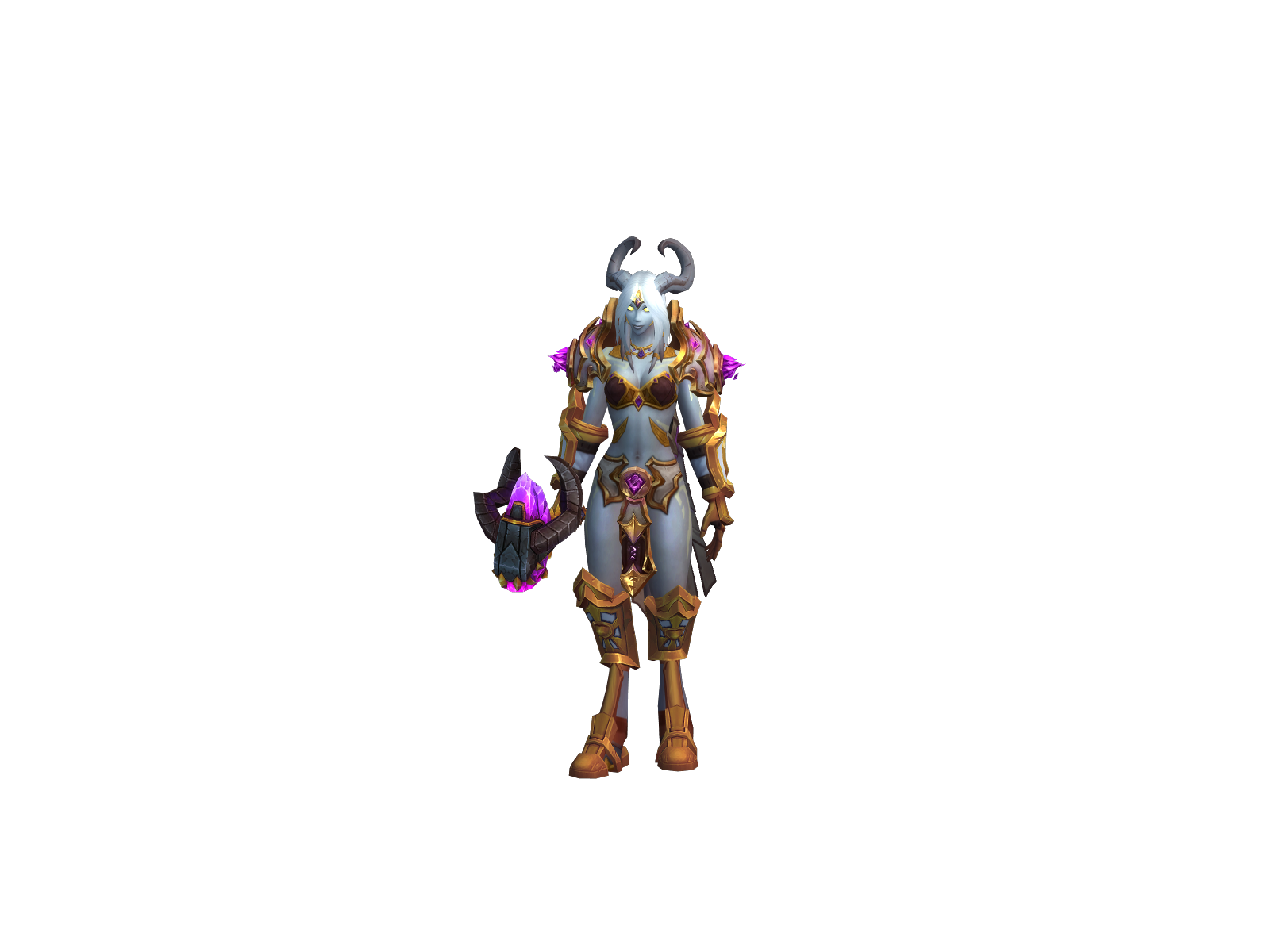 Knees 3D character render