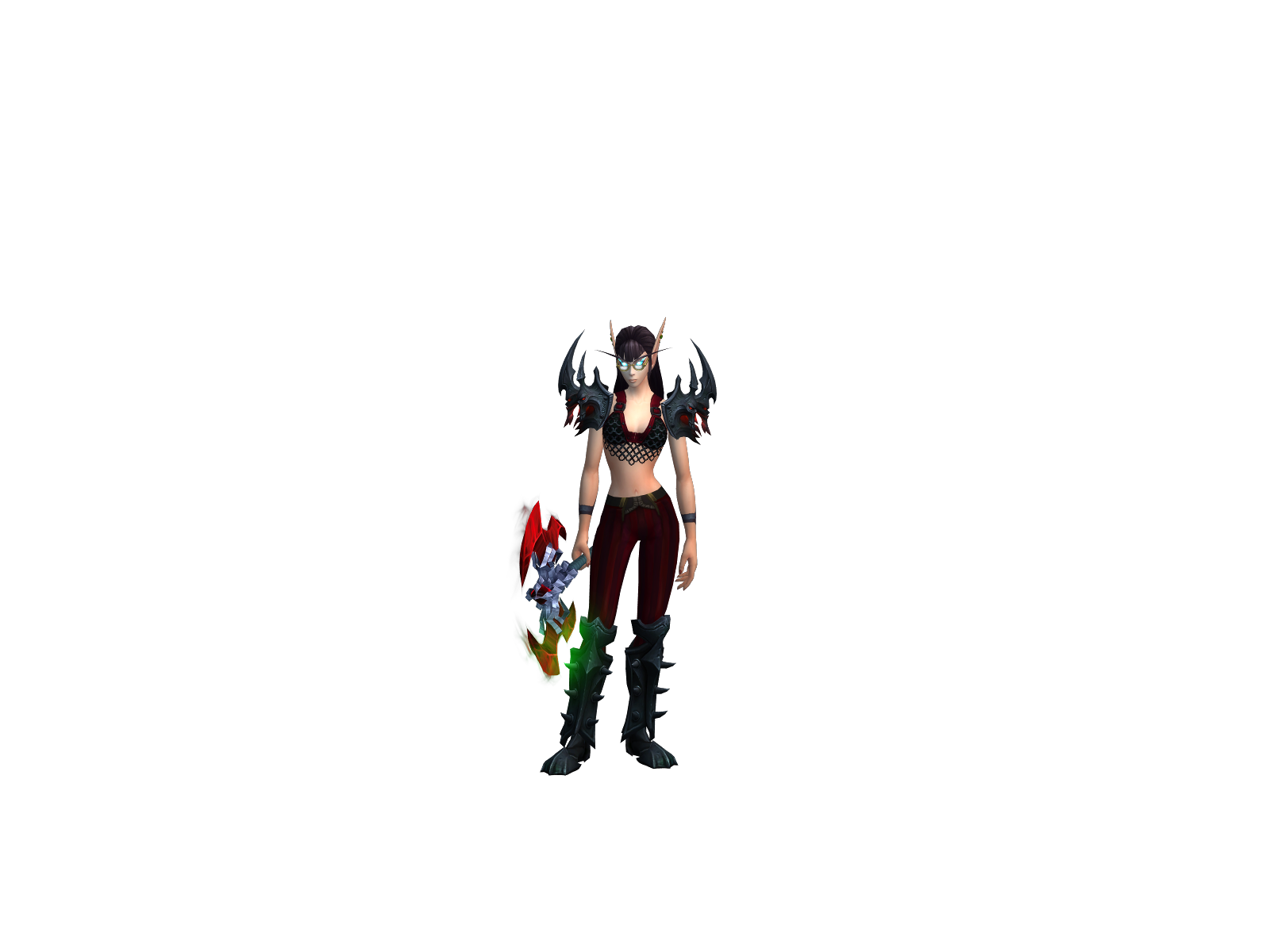 Nyxferatu 3D character render