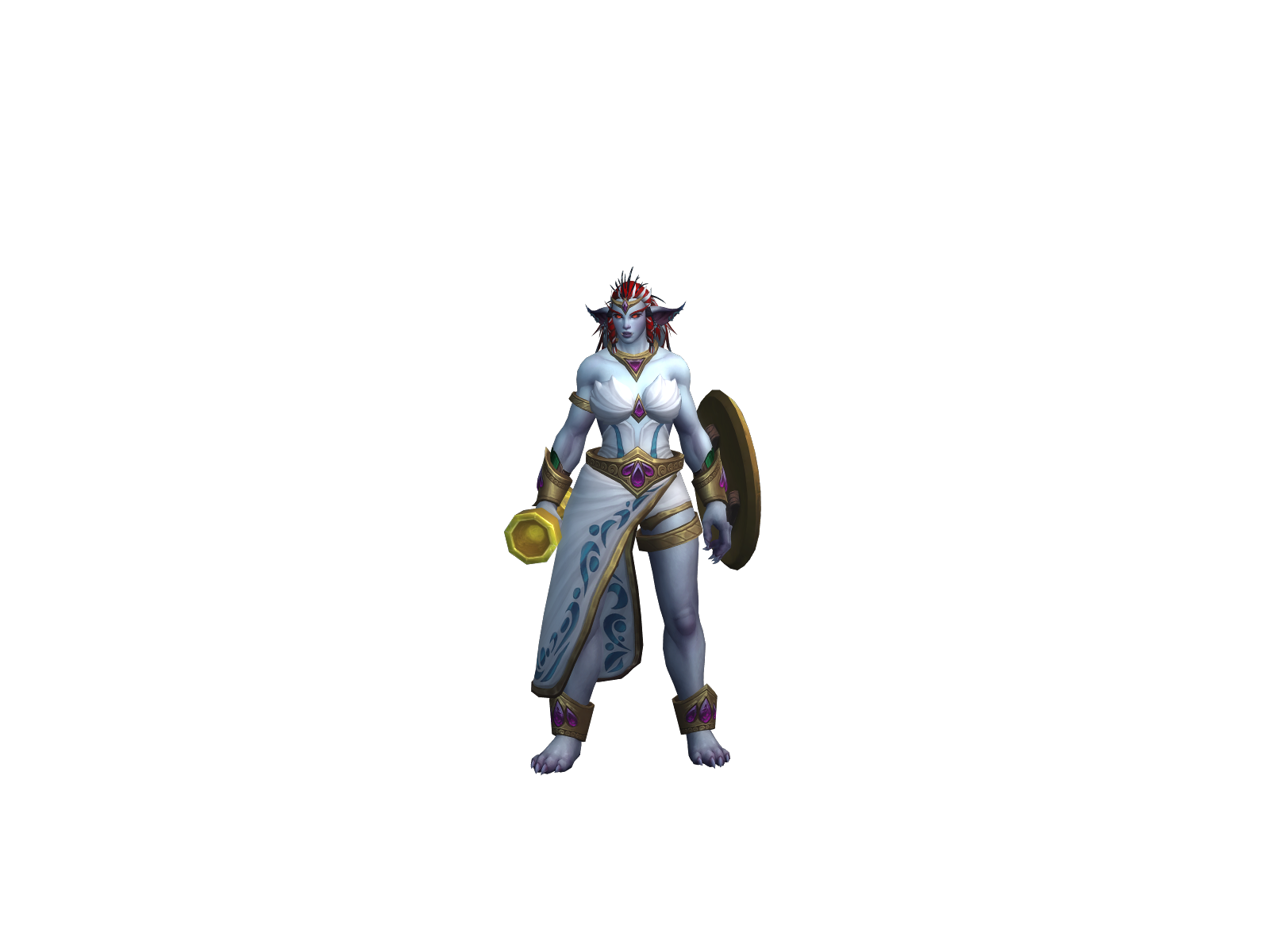 Tteokbøkki 3D character render