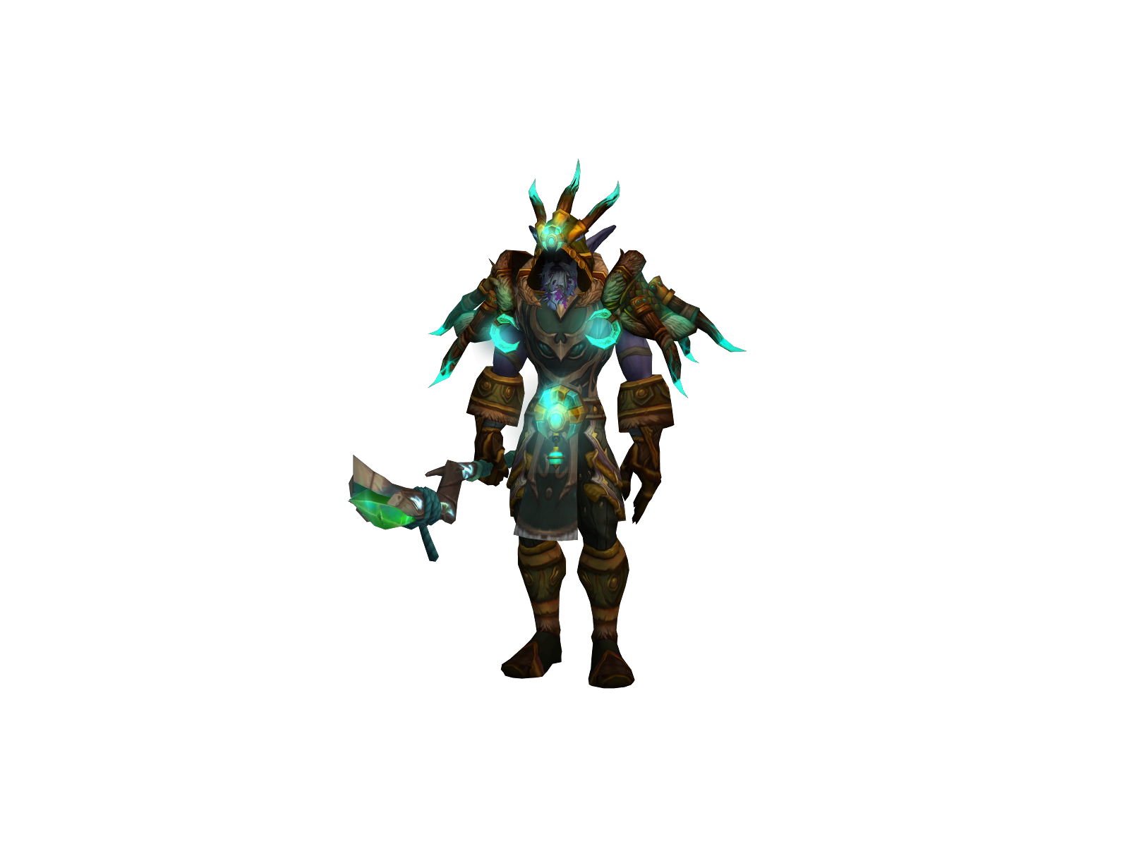 Oakwalker 3D character render