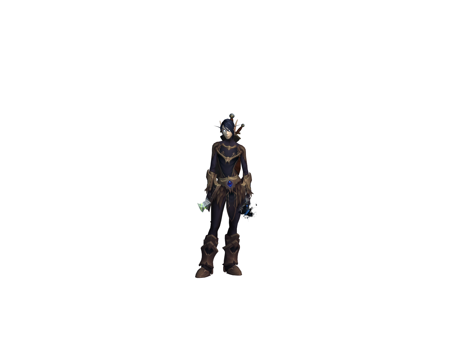 Malia 3D character render