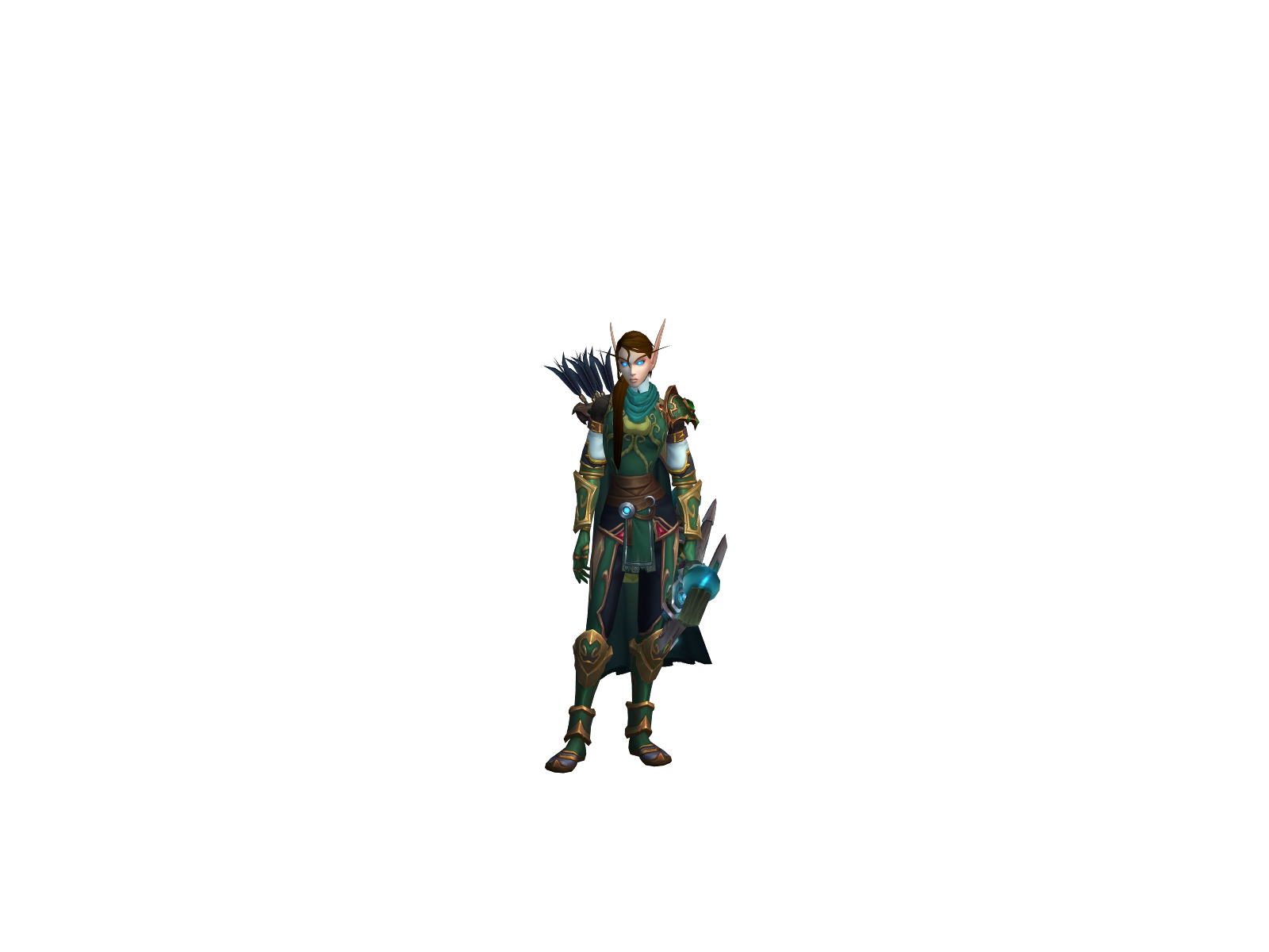 Leeshaarrow 3D character render