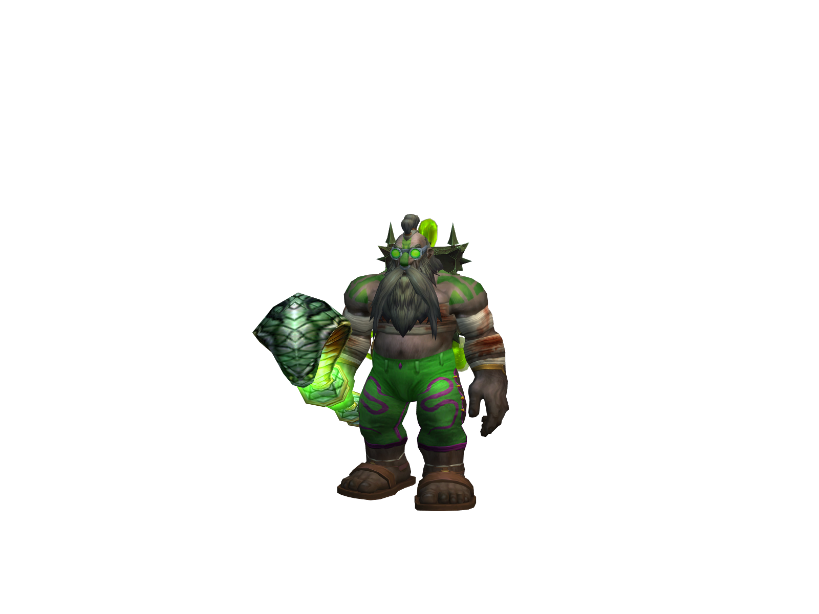 Nubwart 3D character render