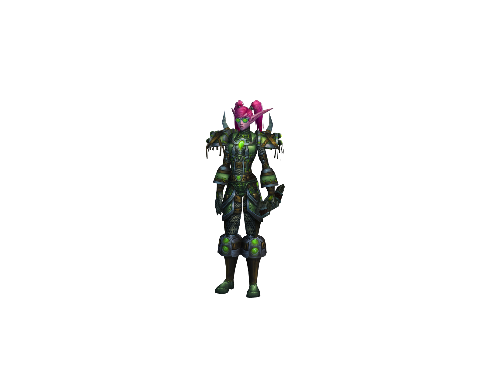 Barebowned 3D character render