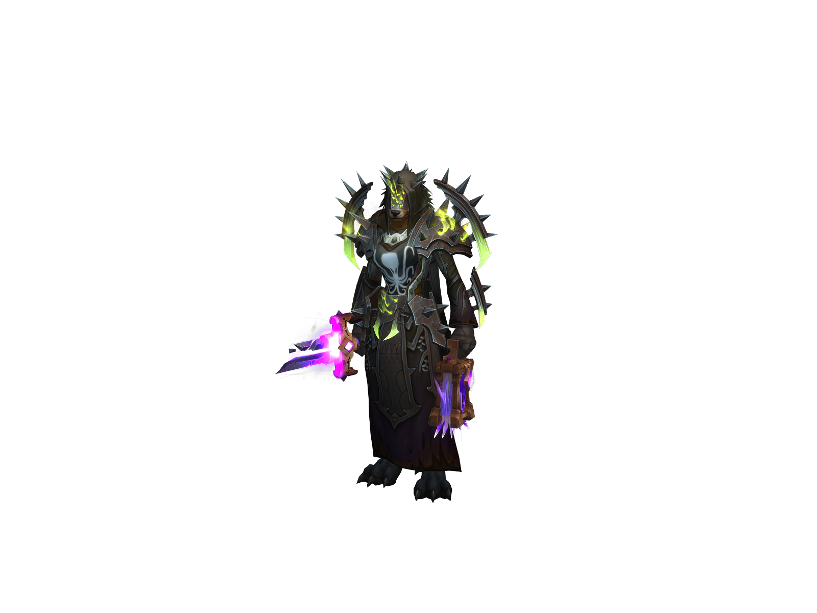 Fulufur 3D character render