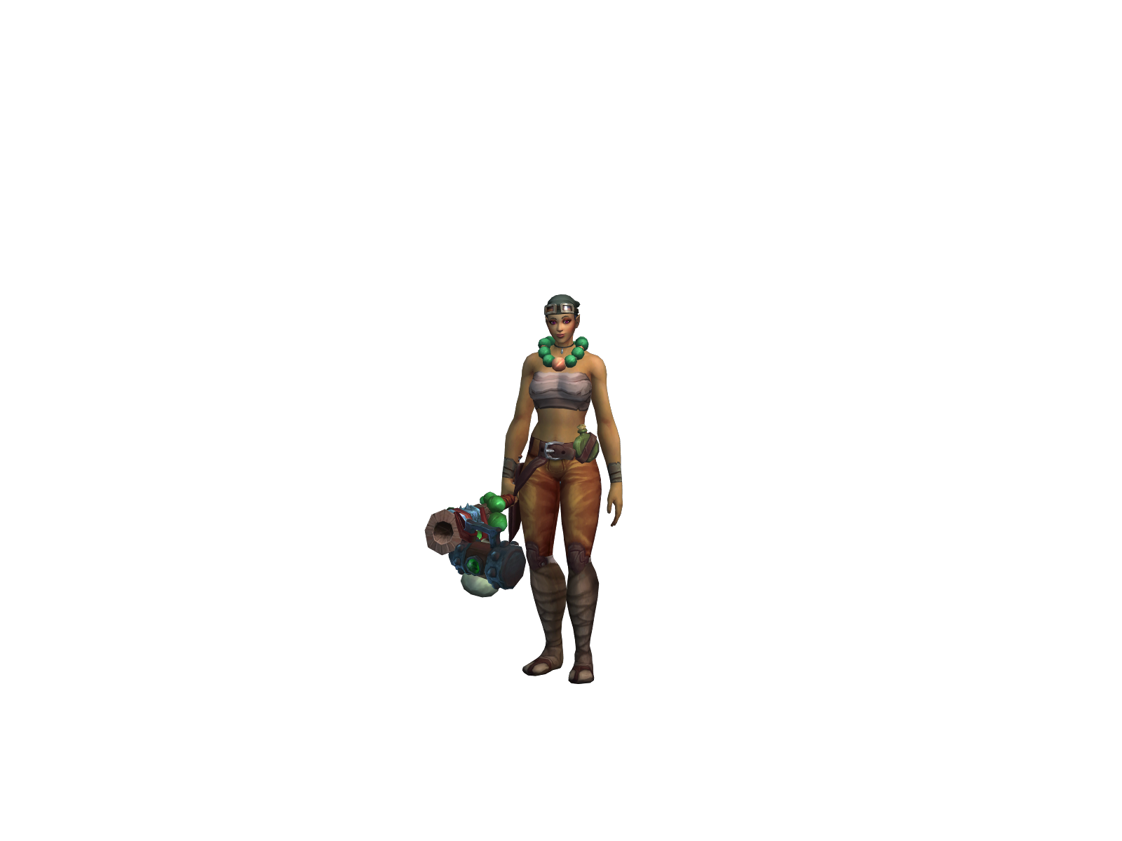 Ashivael 3D character render