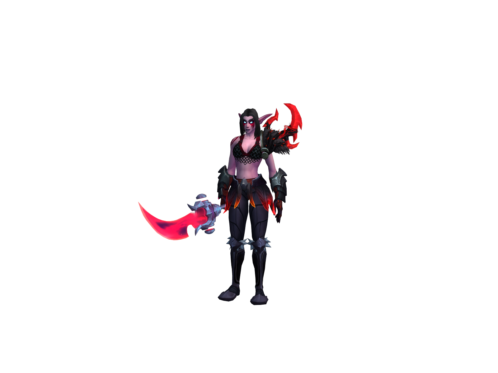 Rylissara 3D character render