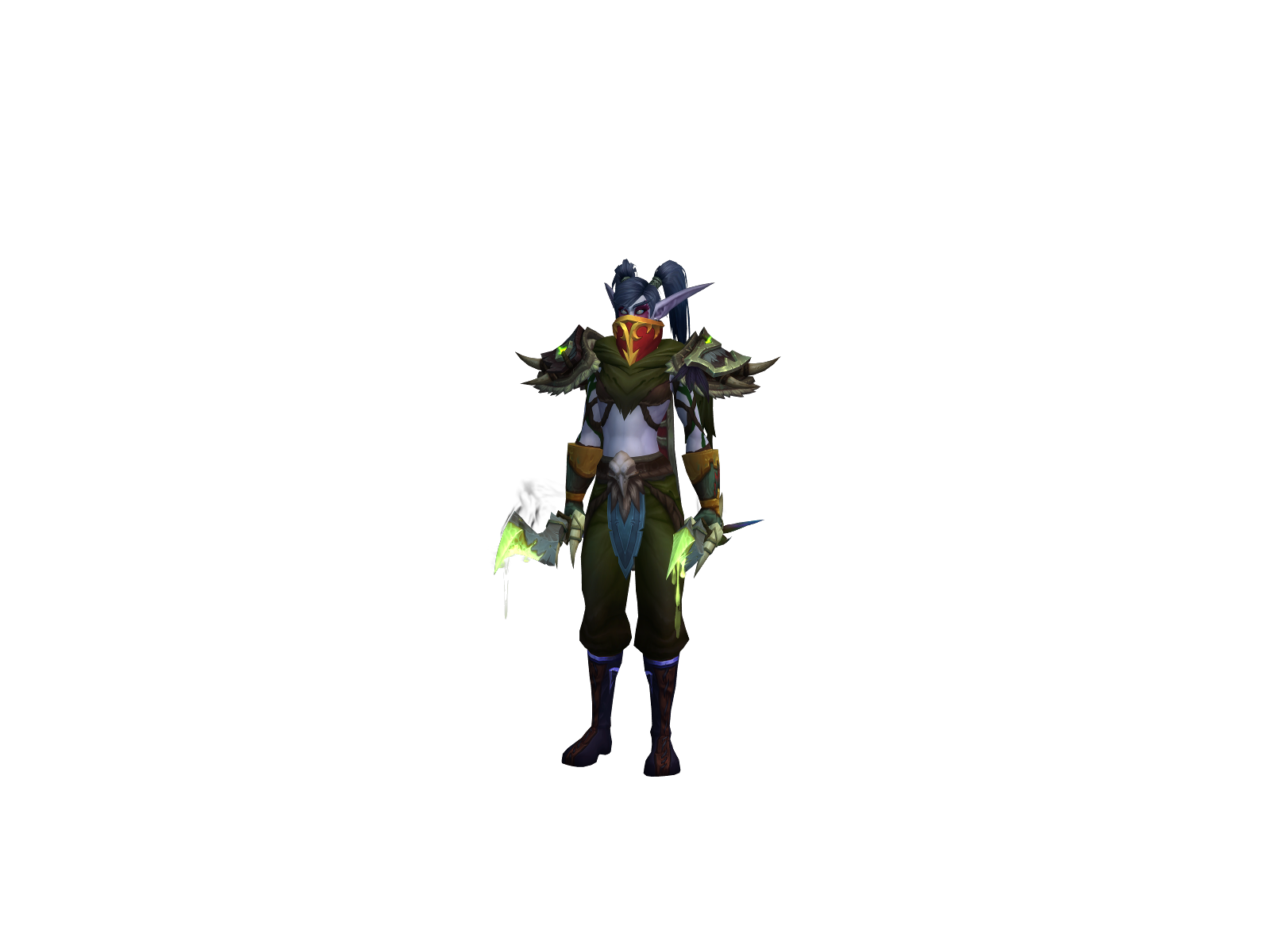 Trinitey 3D character render
