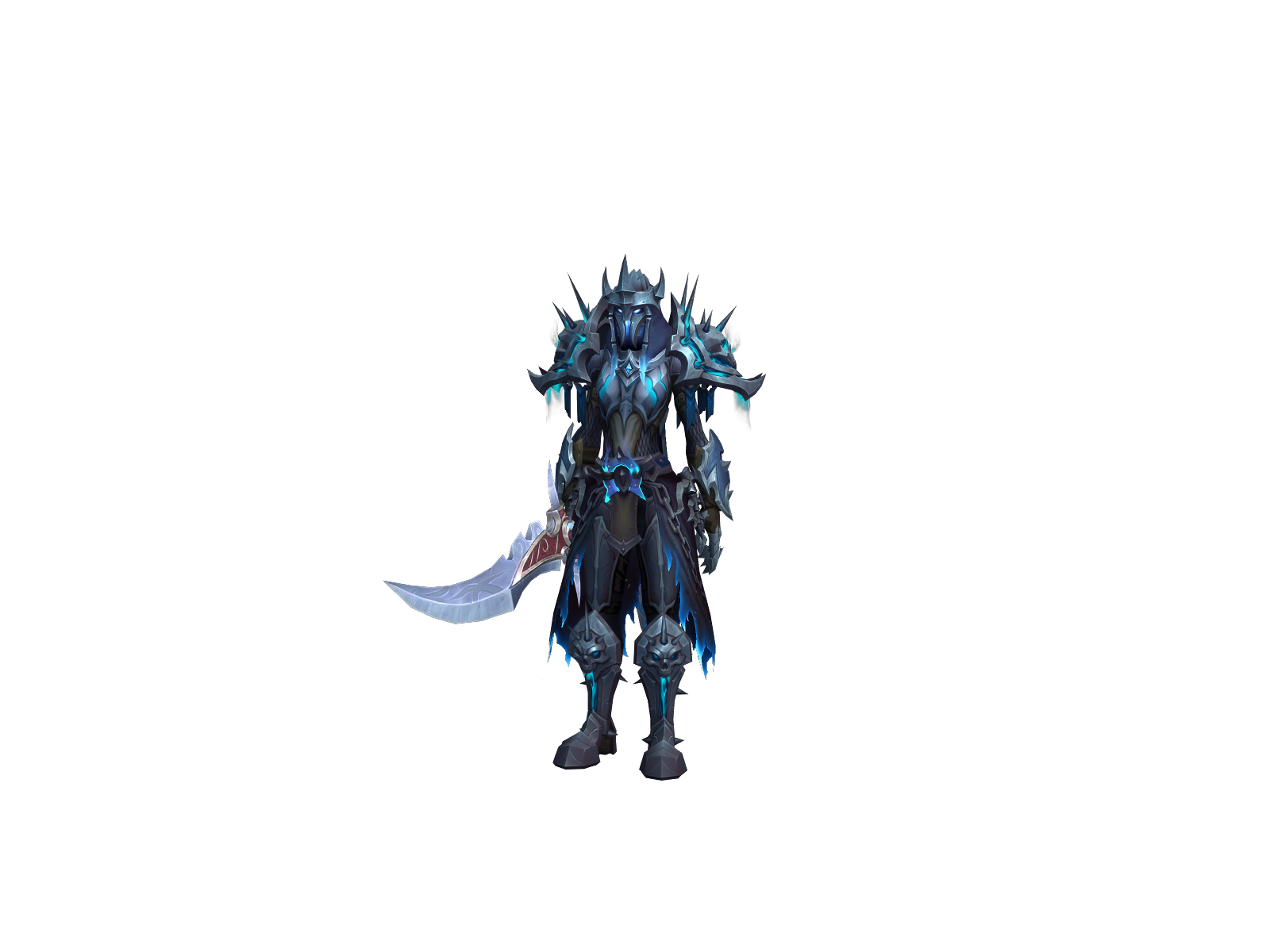 Eradicating 3D character render