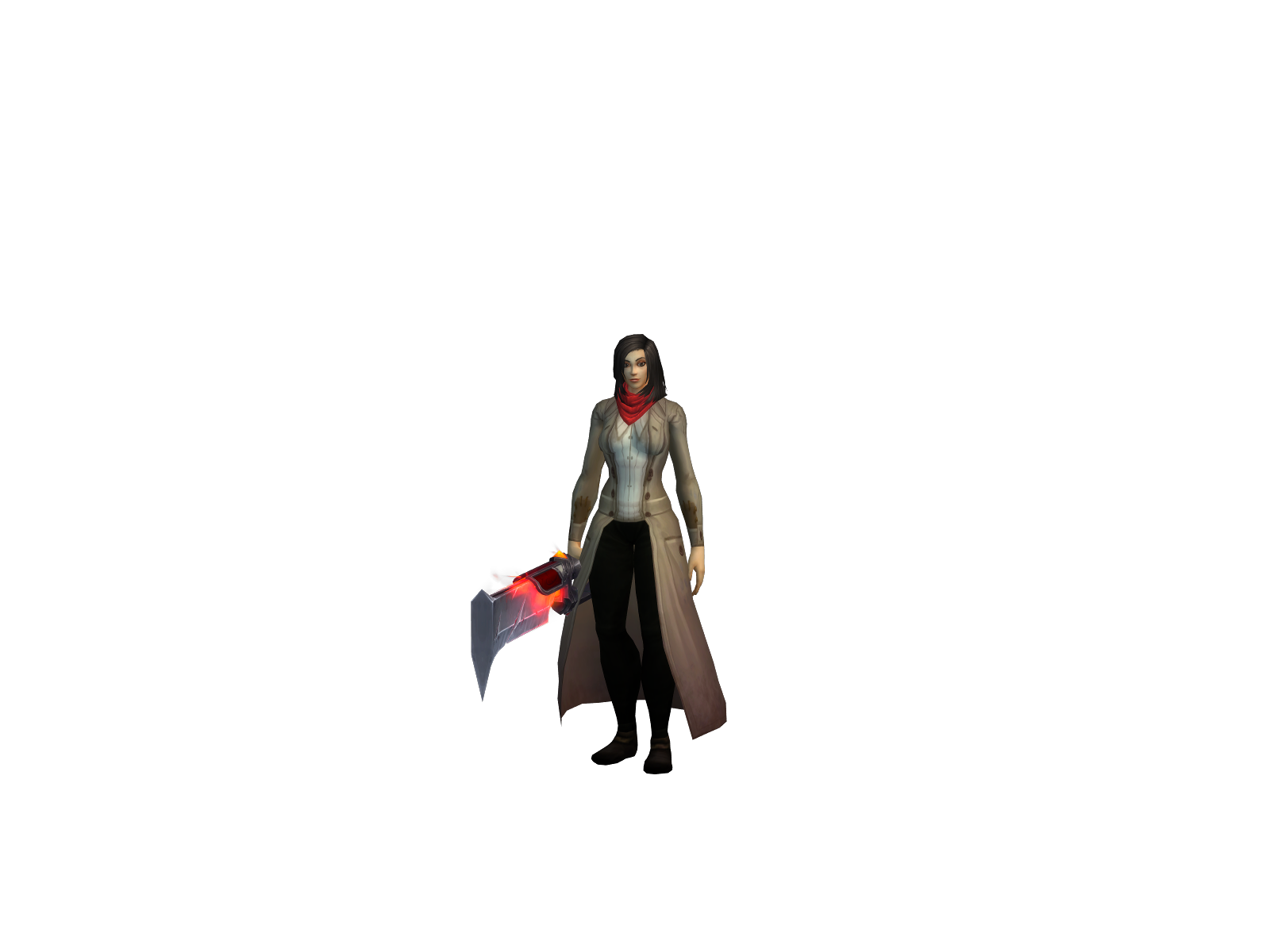 Megashield 3D character render