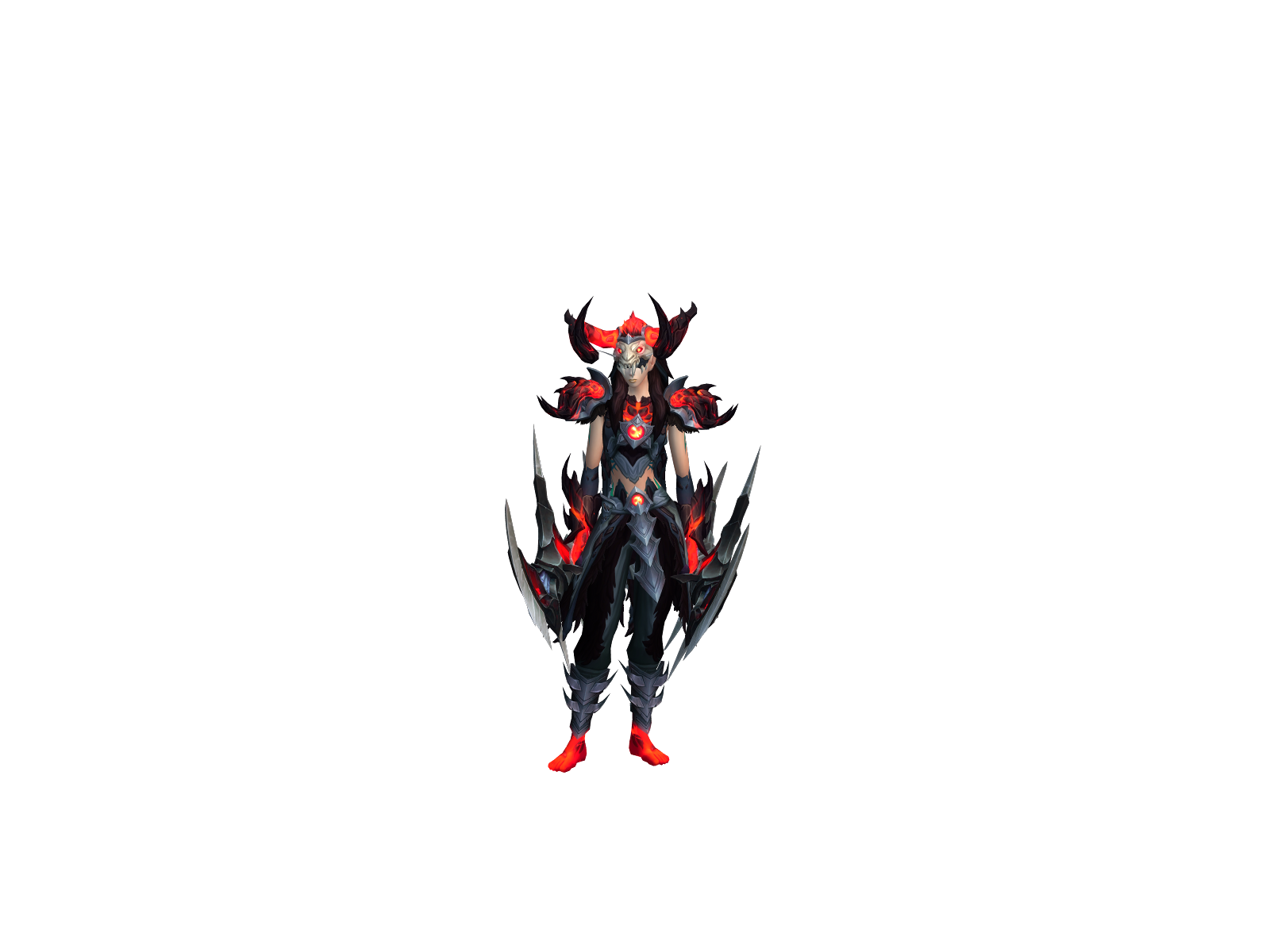Sylphiètté 3D character render