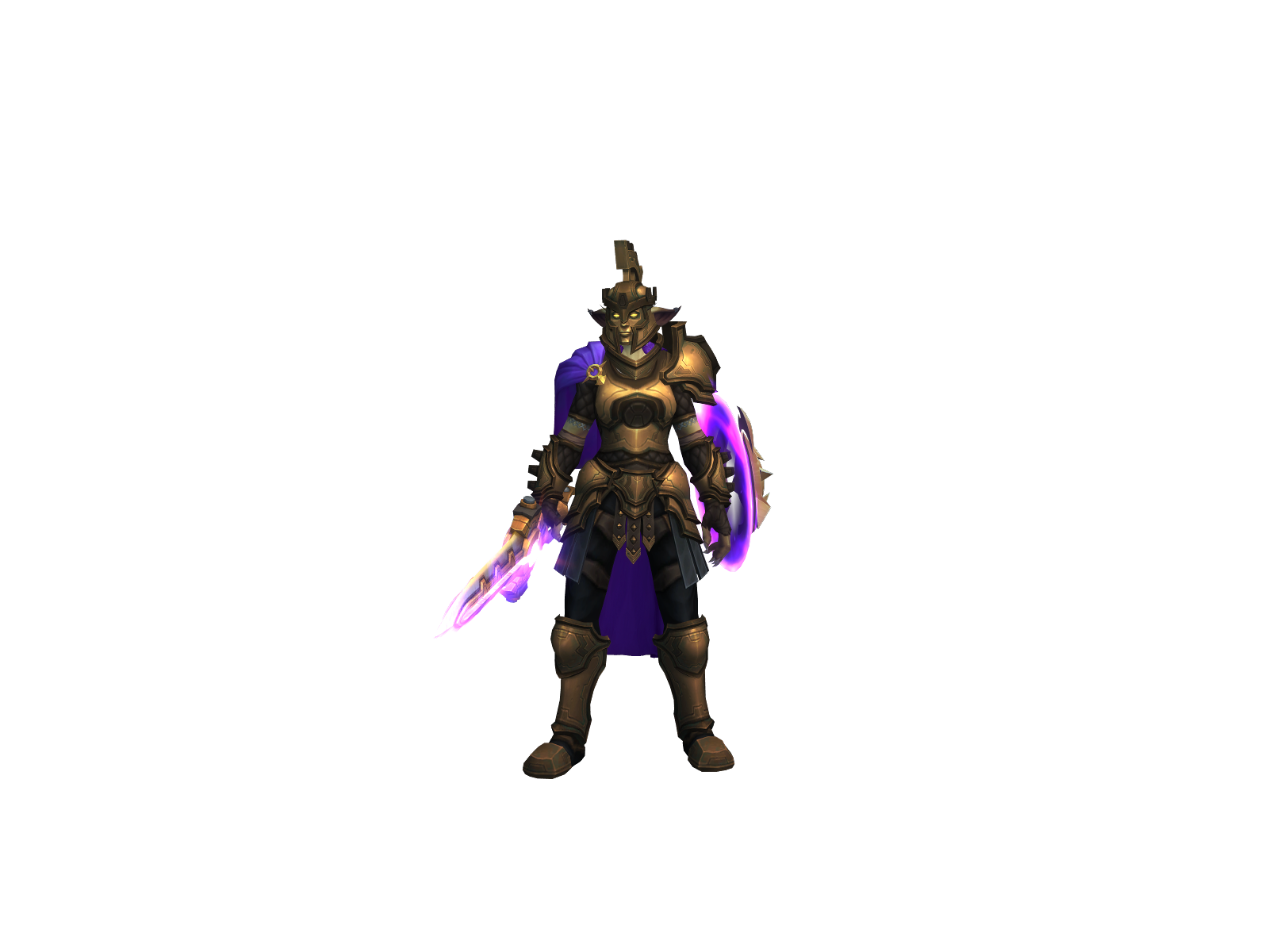 Shalefury 3D character render