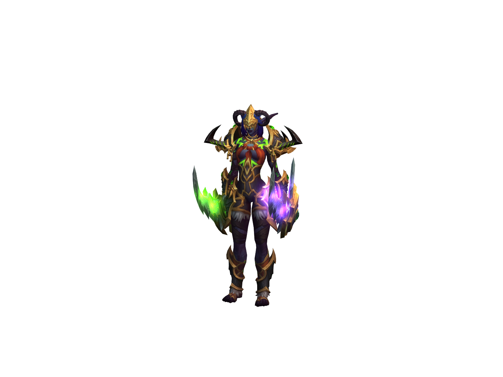 Hellro 3D character render