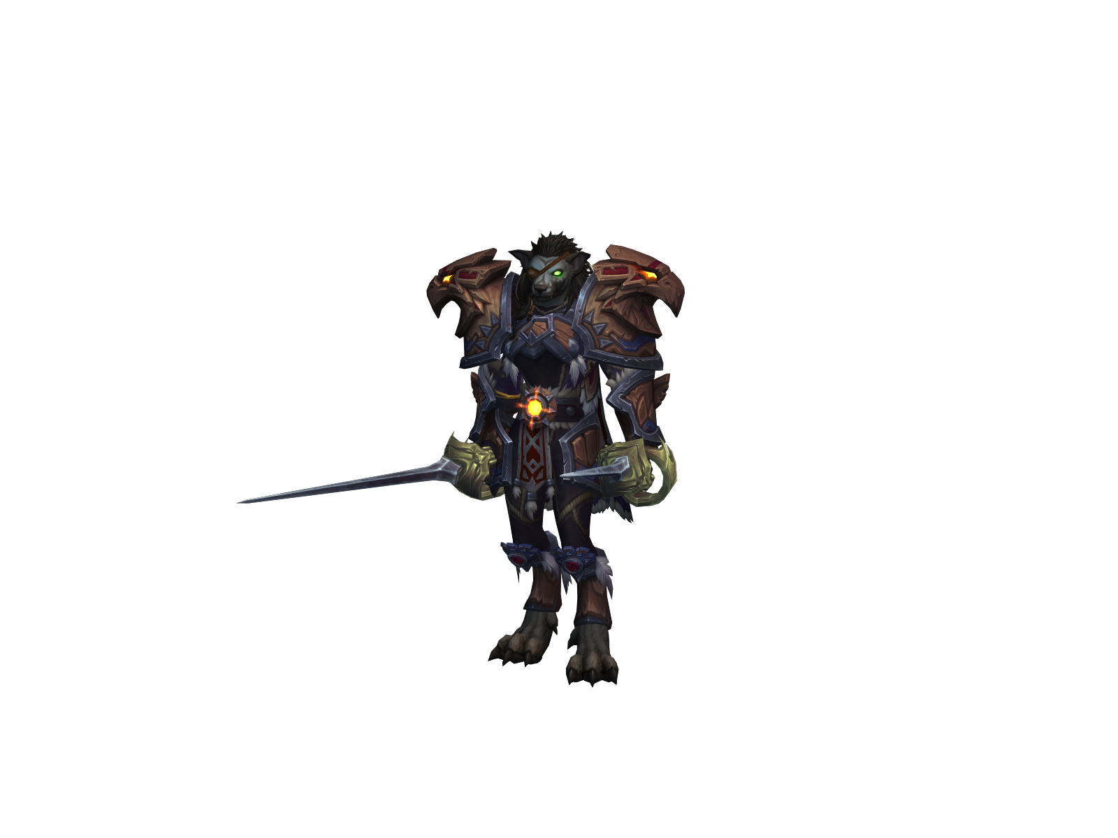 Rimlin 3D character render