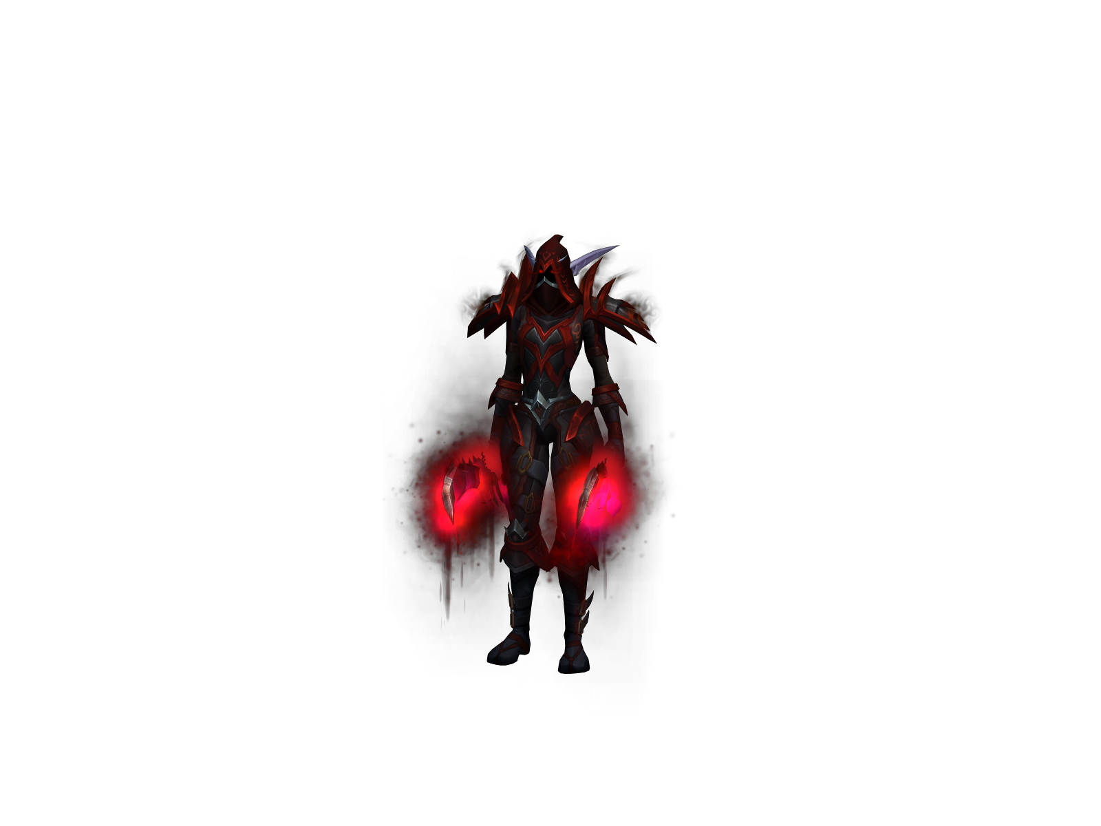 Palinopsia 3D character render