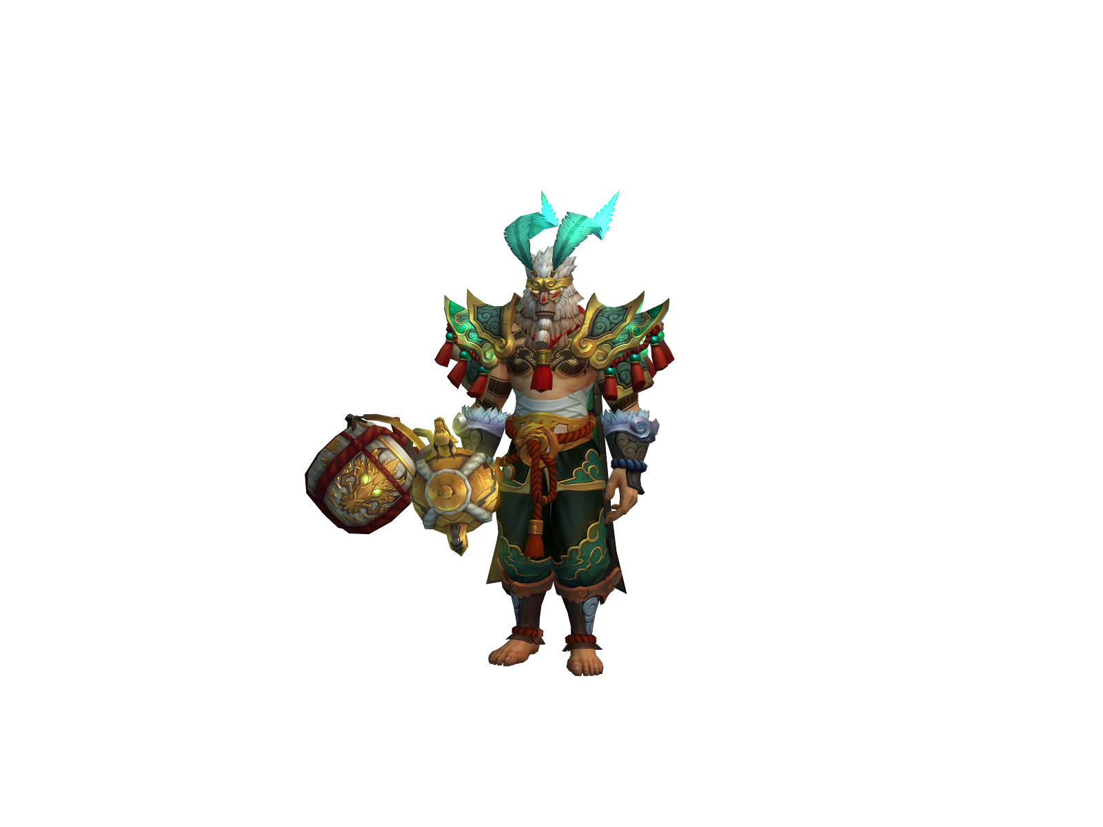 Majinbu 3D character render