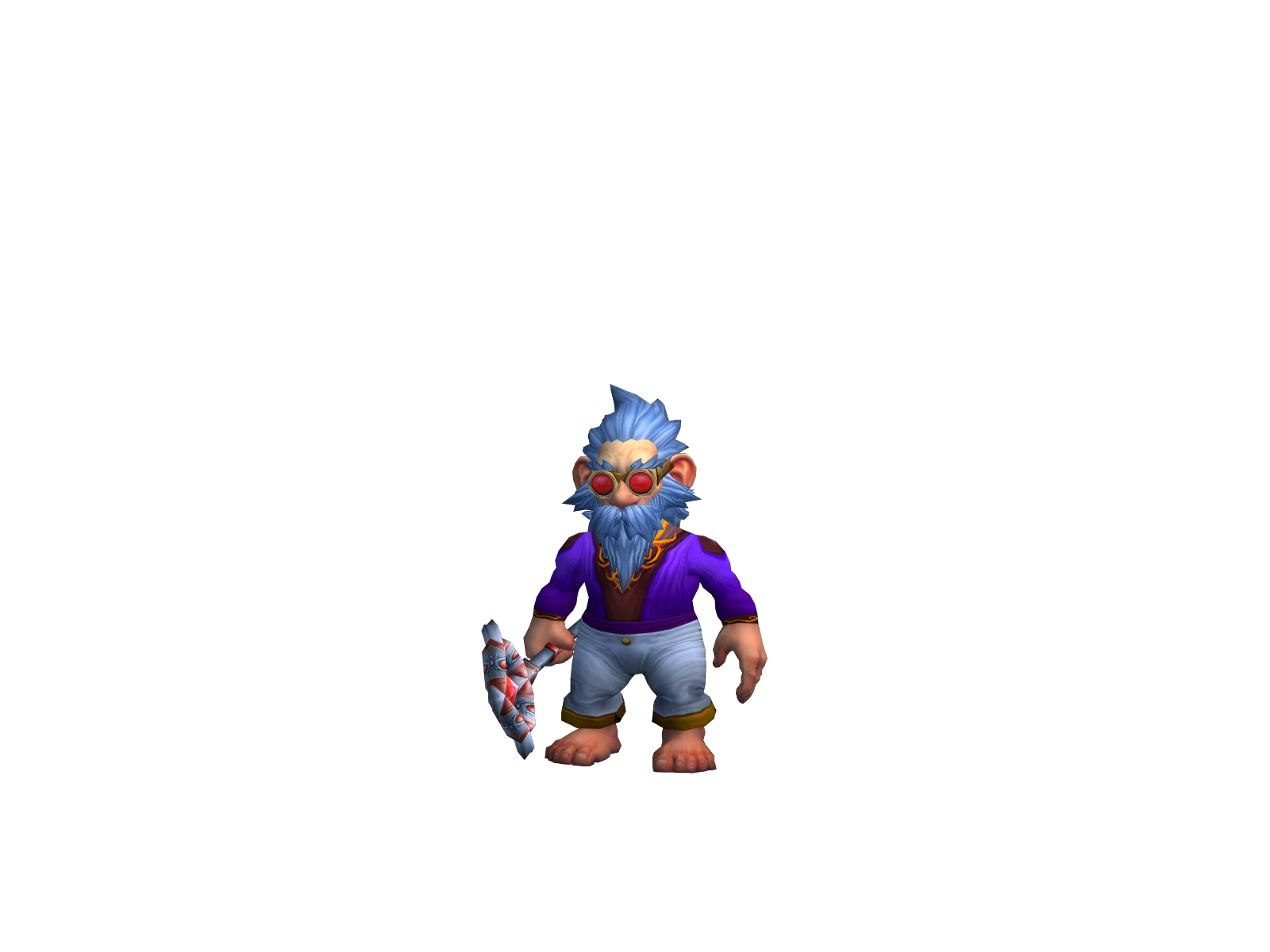 Jusboof 3D character render