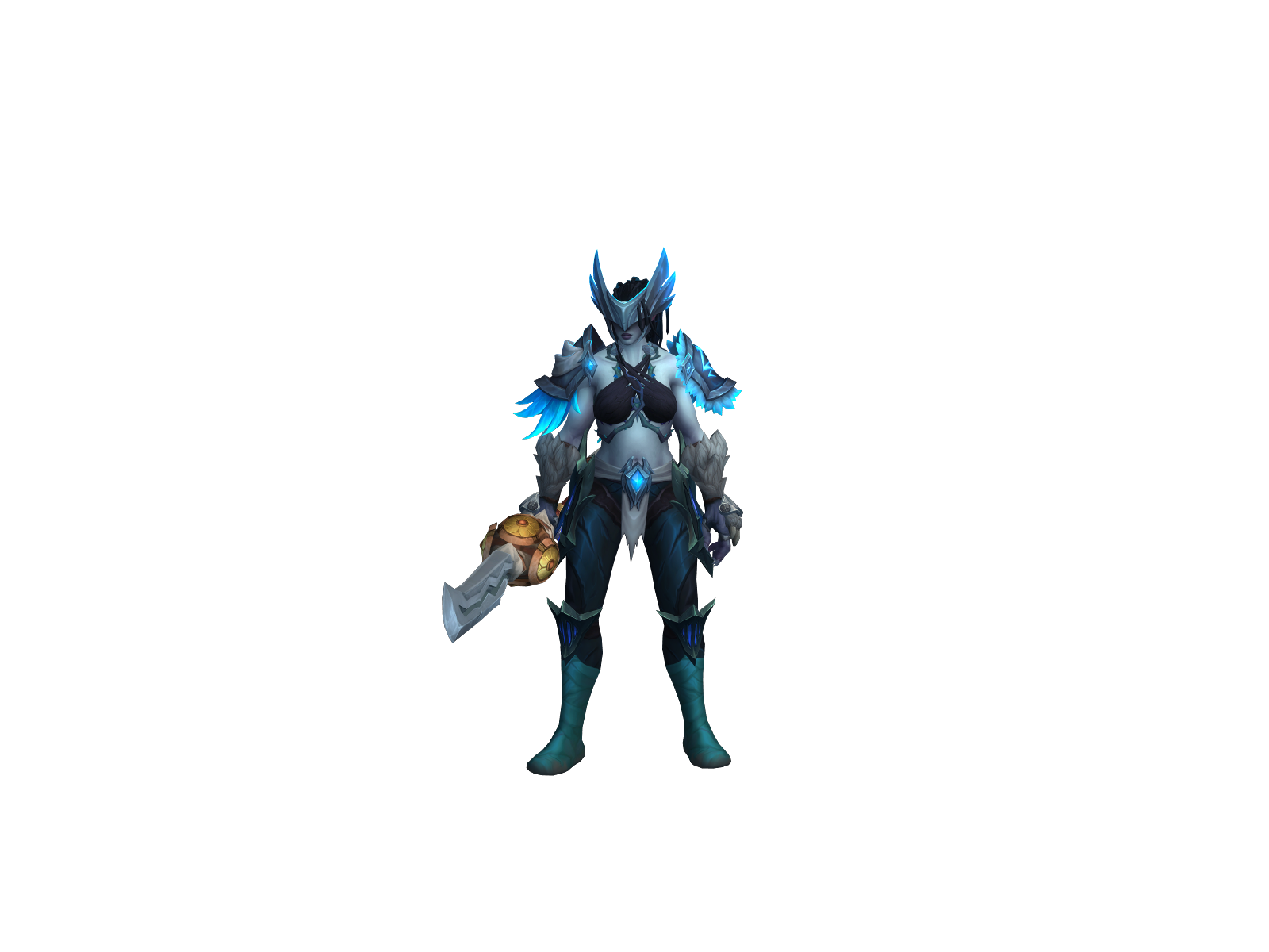 Raikuro 3D character render