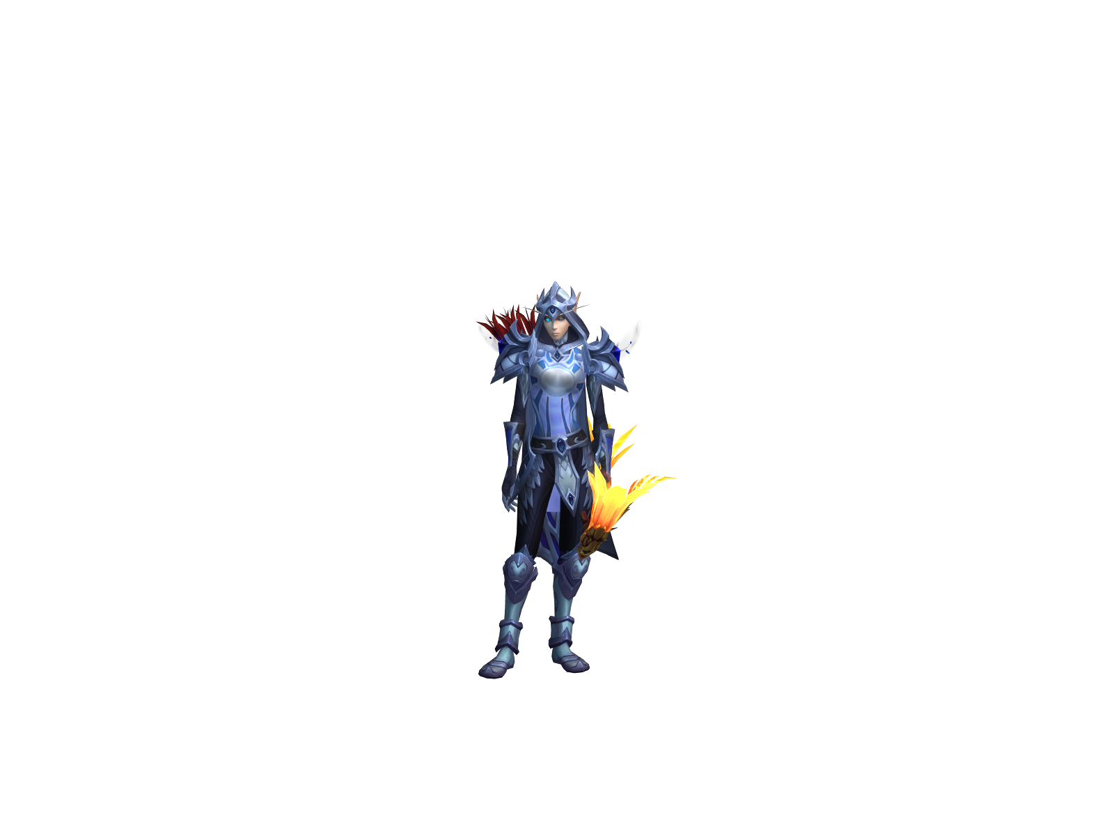 Asimina 3D character render