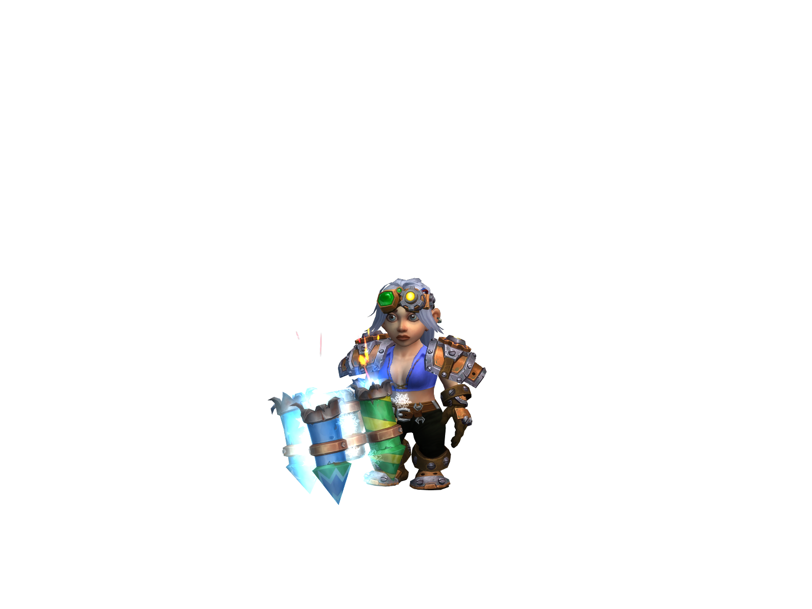 Boughfa 3D character render
