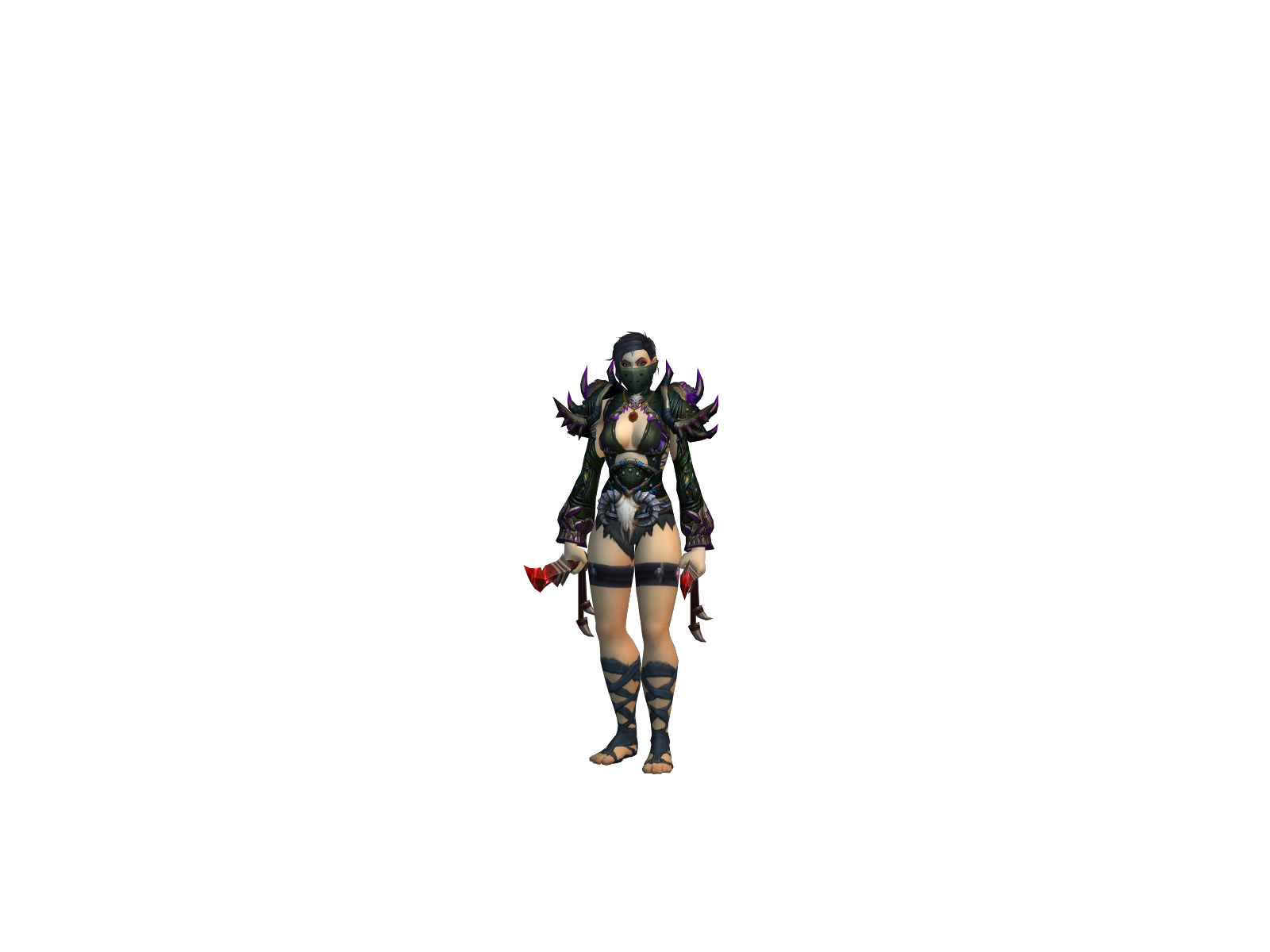 Mikalis 3D character render