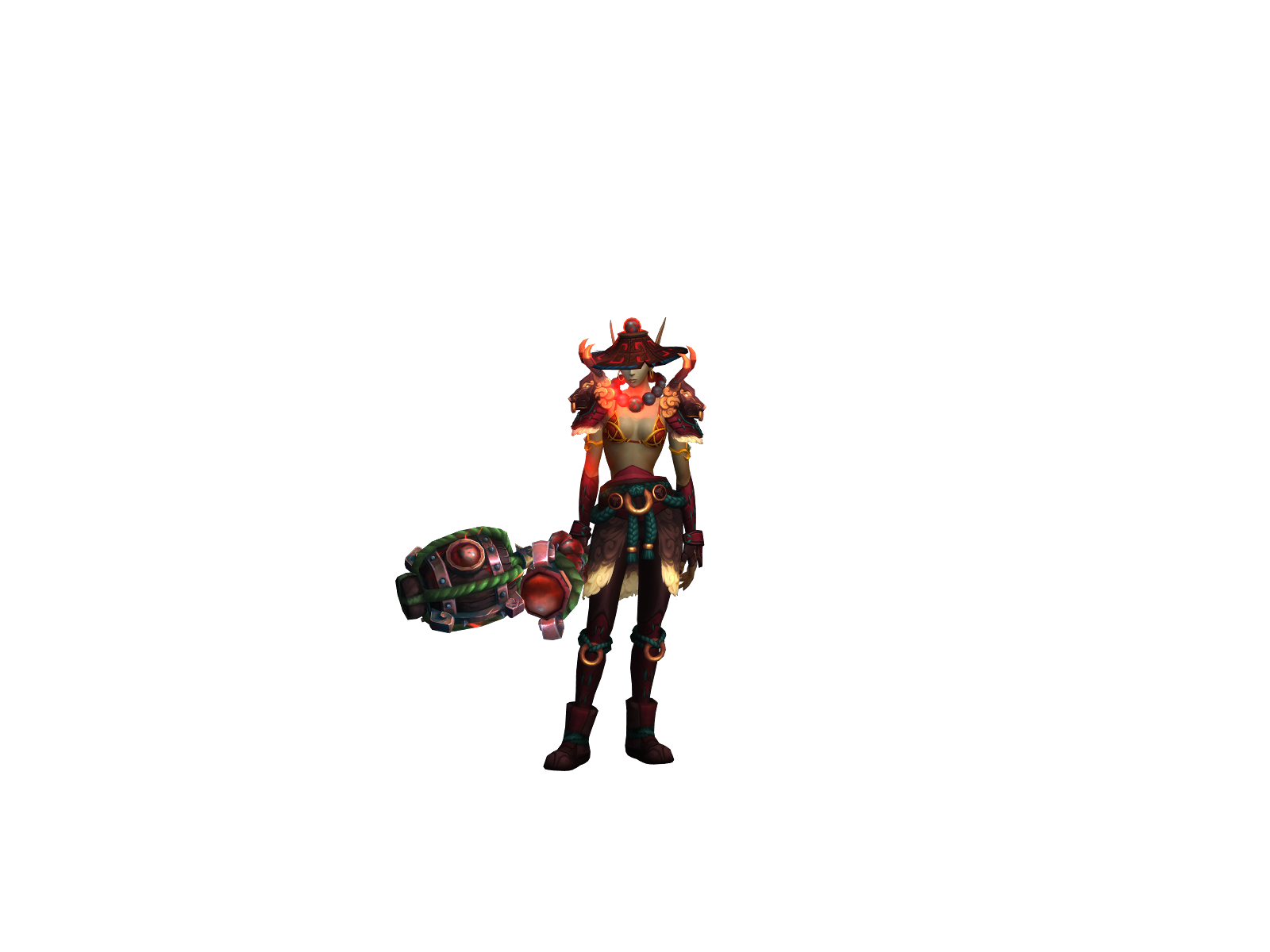 Dylaria 3D character render
