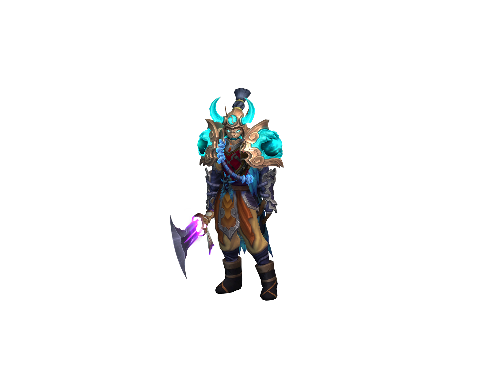 Fisht 3D character render