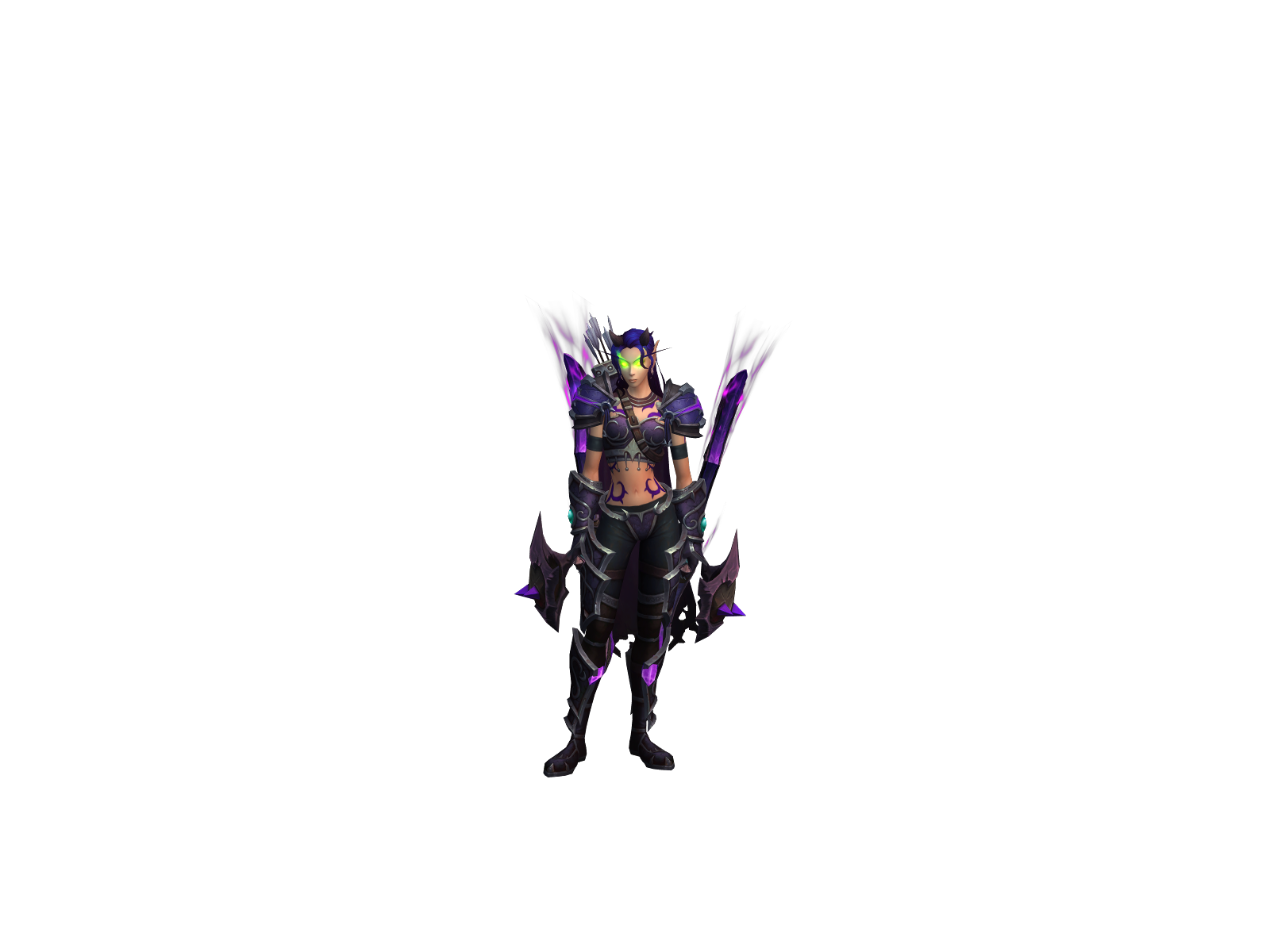 Asûna 3D character render