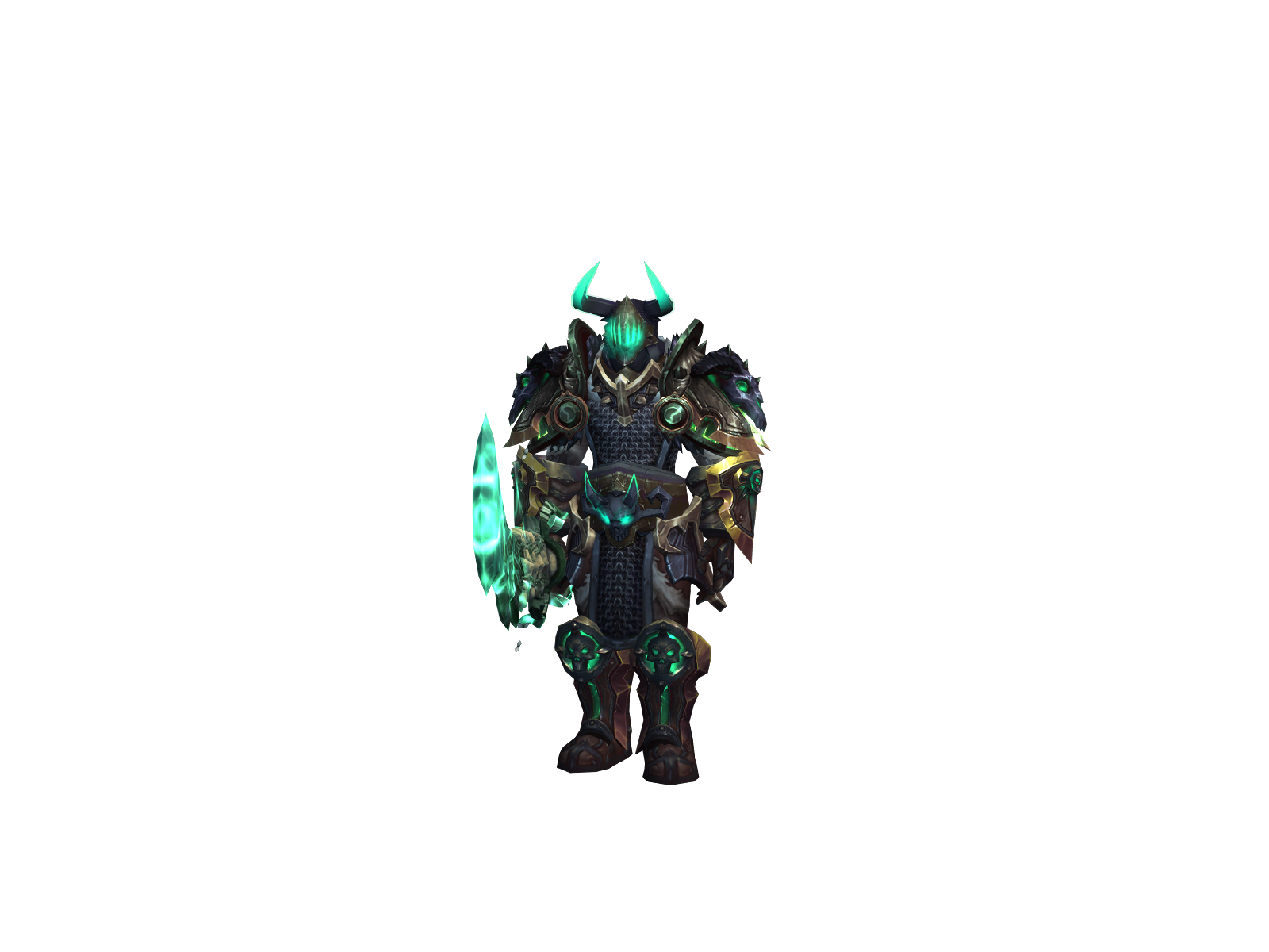 Maggotfilled 3D character render