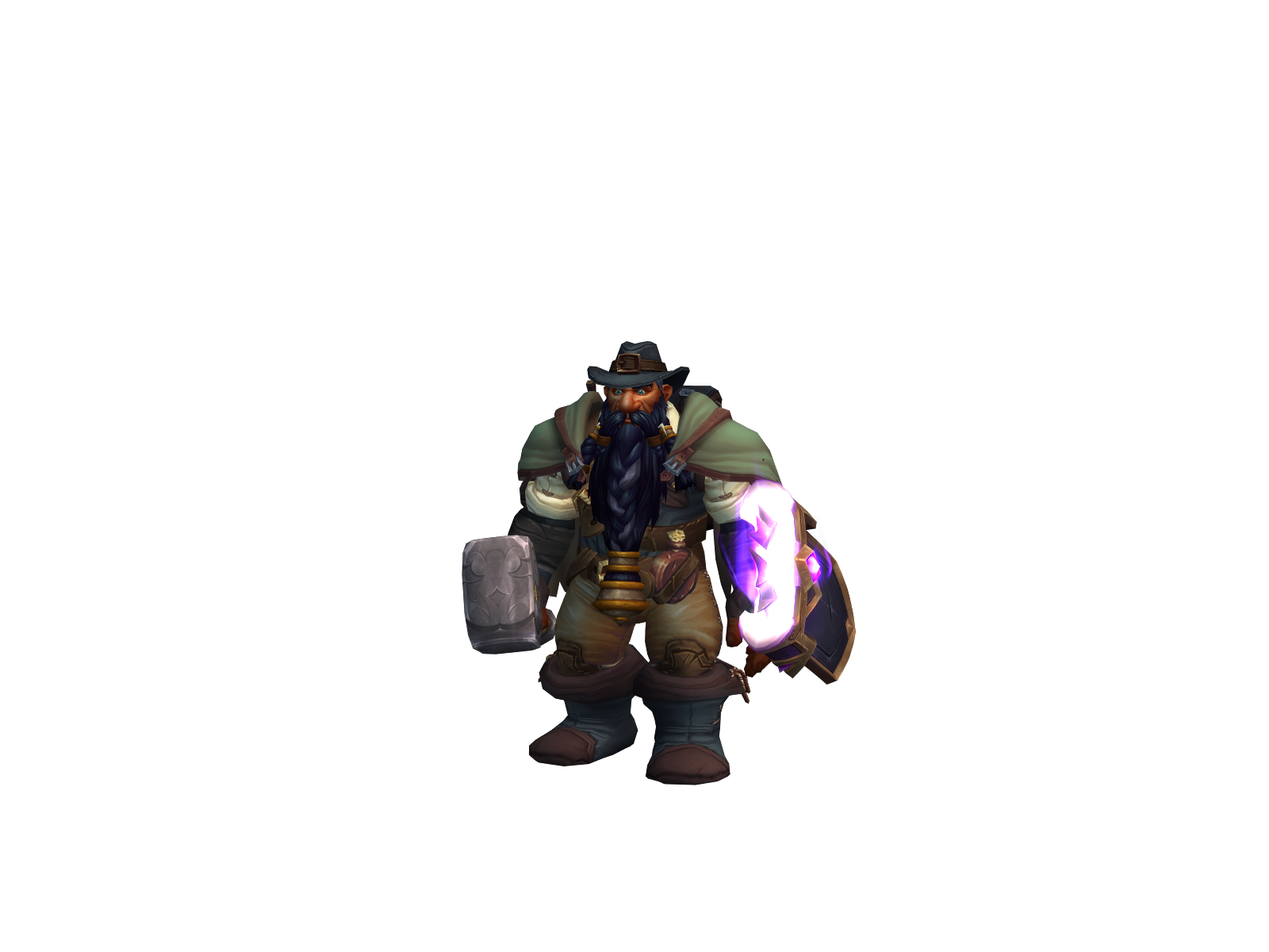 Hoodbean 3D character render