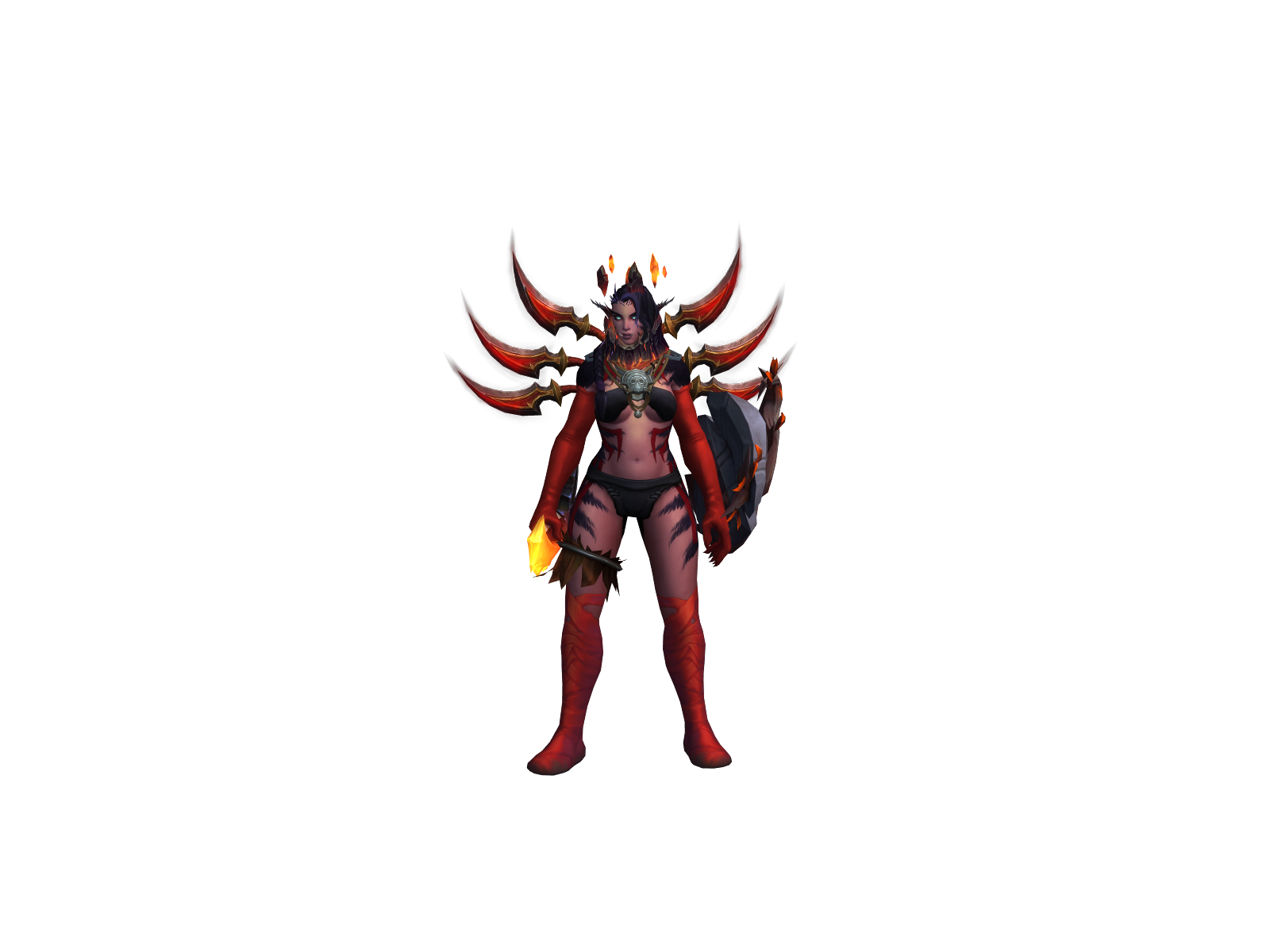Piscés 3D character render