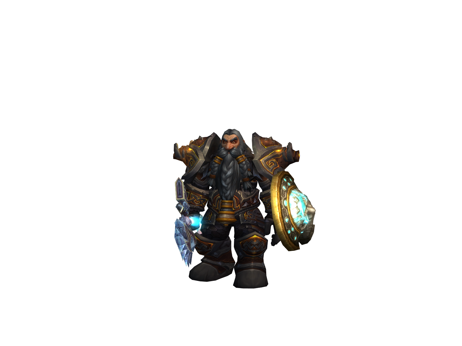 Blackmark 3D character render