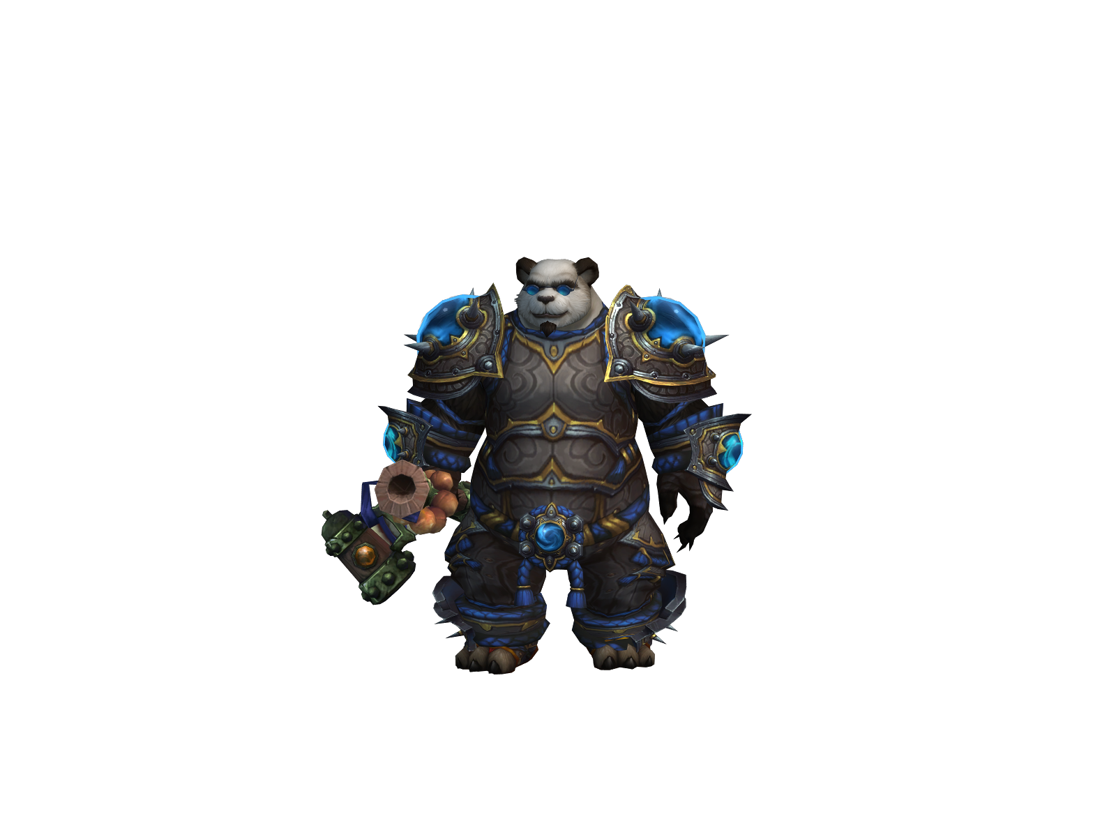 Pandajam 3D character render